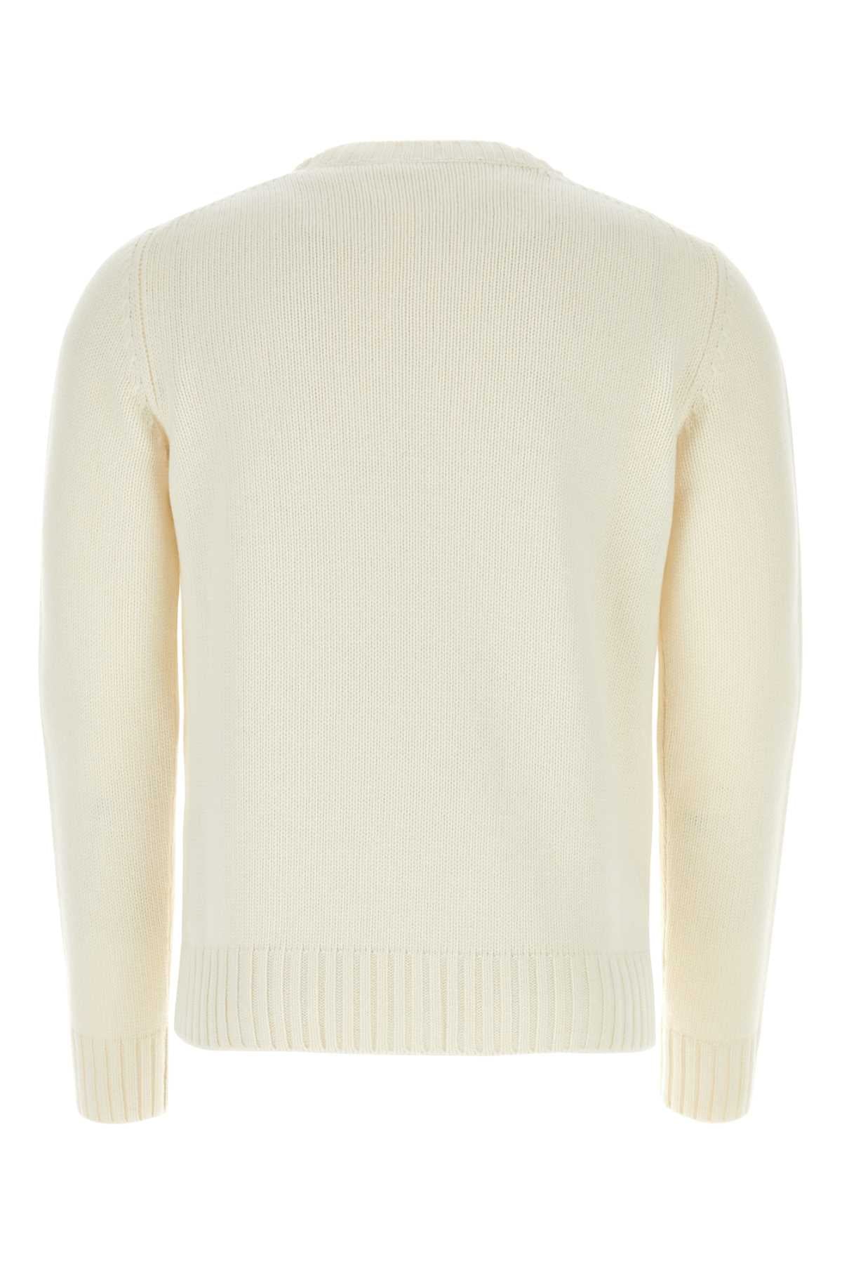 Wool and cashmere crew-neck sweater