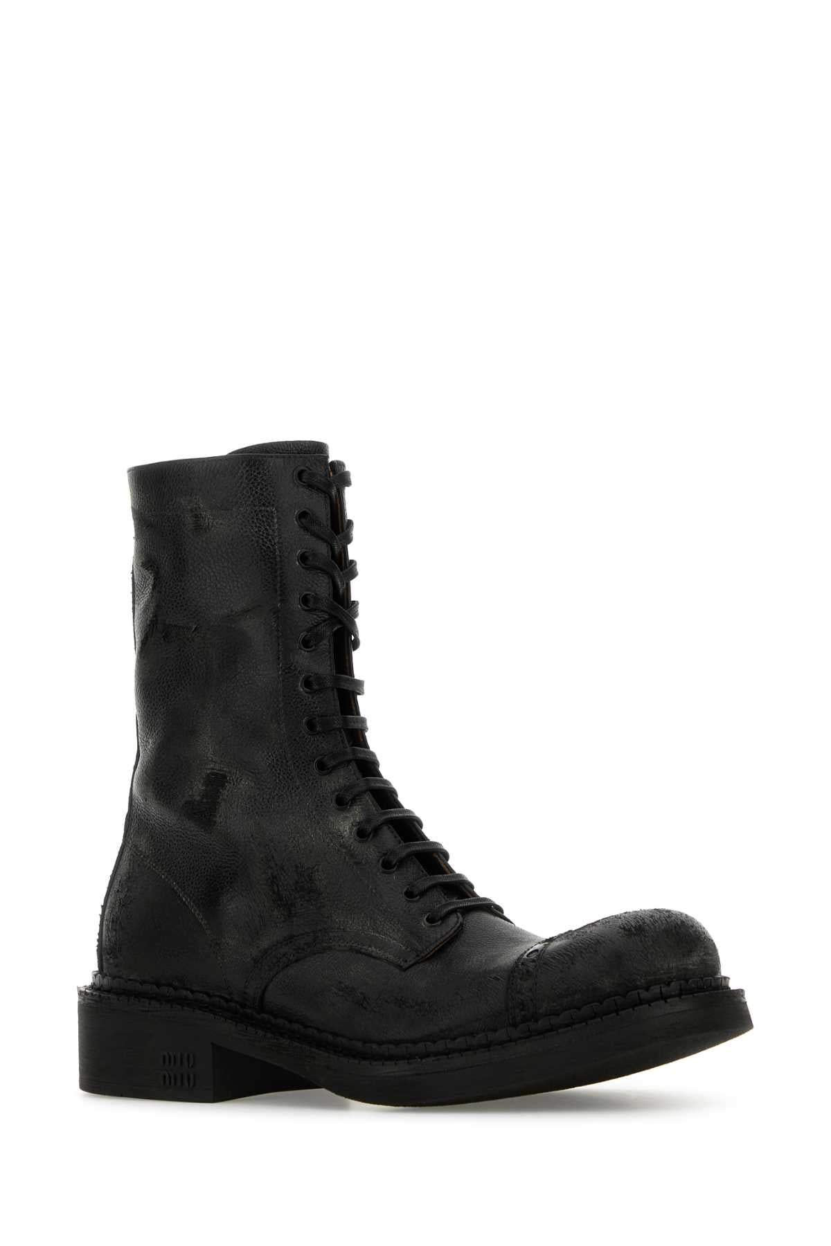 Leather Laced Boots