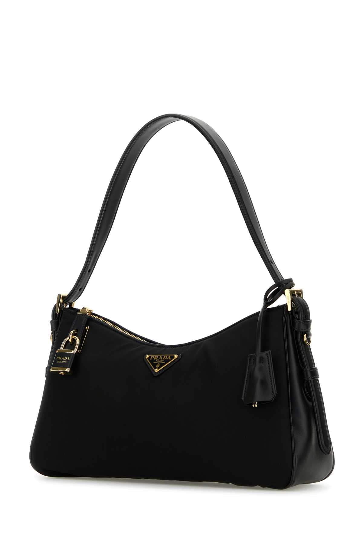Logo Plaque Padlock-Detailed Shoulder Bag