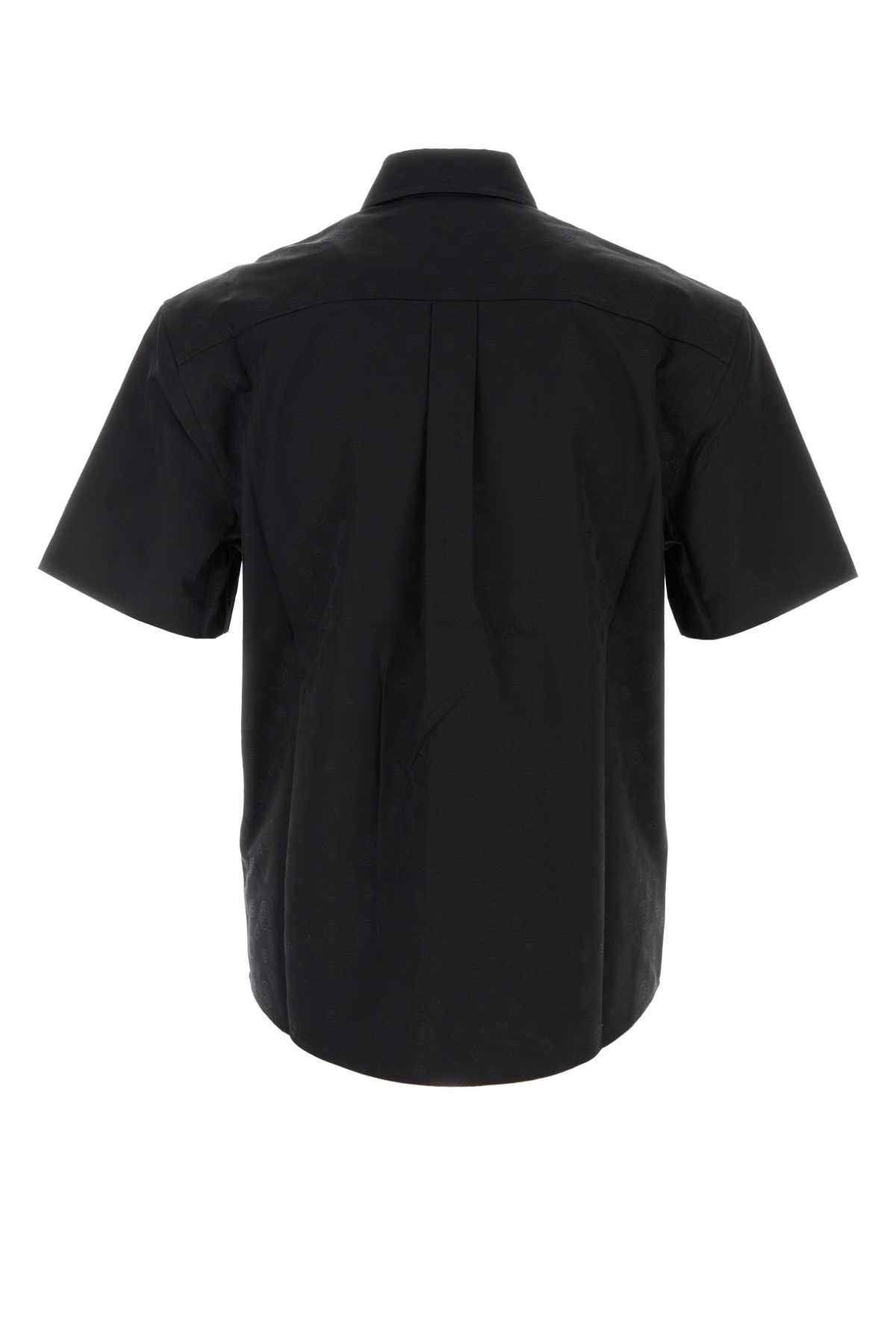 Cotton Monogram Short Sleeve Shirt