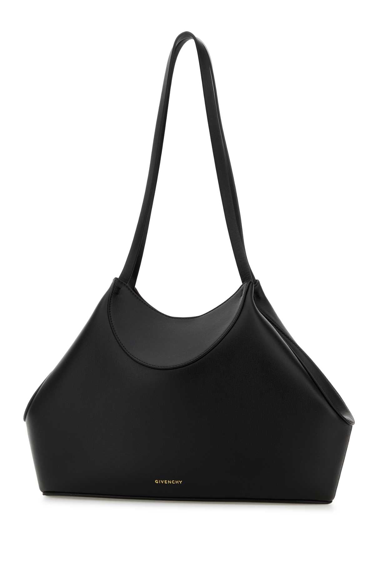 Small Facet Tote Bag In Grained Leather