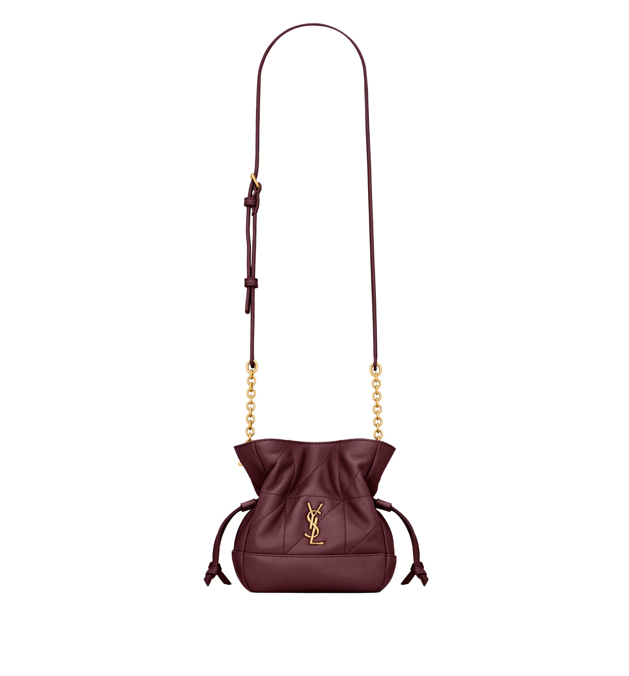 JAMIE mini shoulder pouch in lambskin