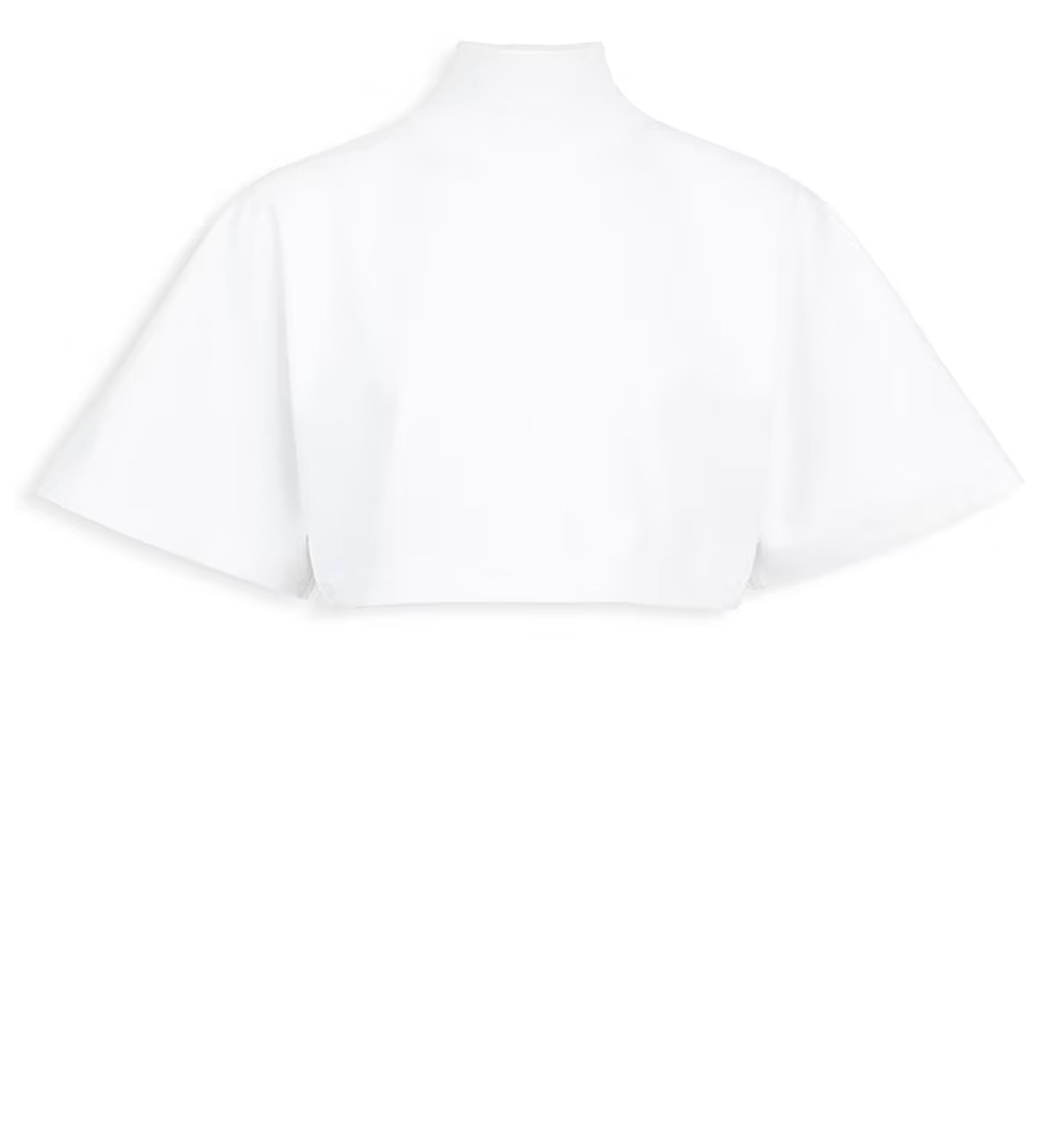 Cropped Cotton Jersey T-Shirt