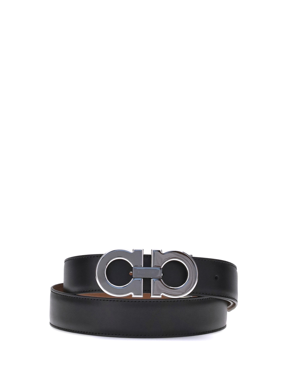Reversible and adjustable Gancini belt