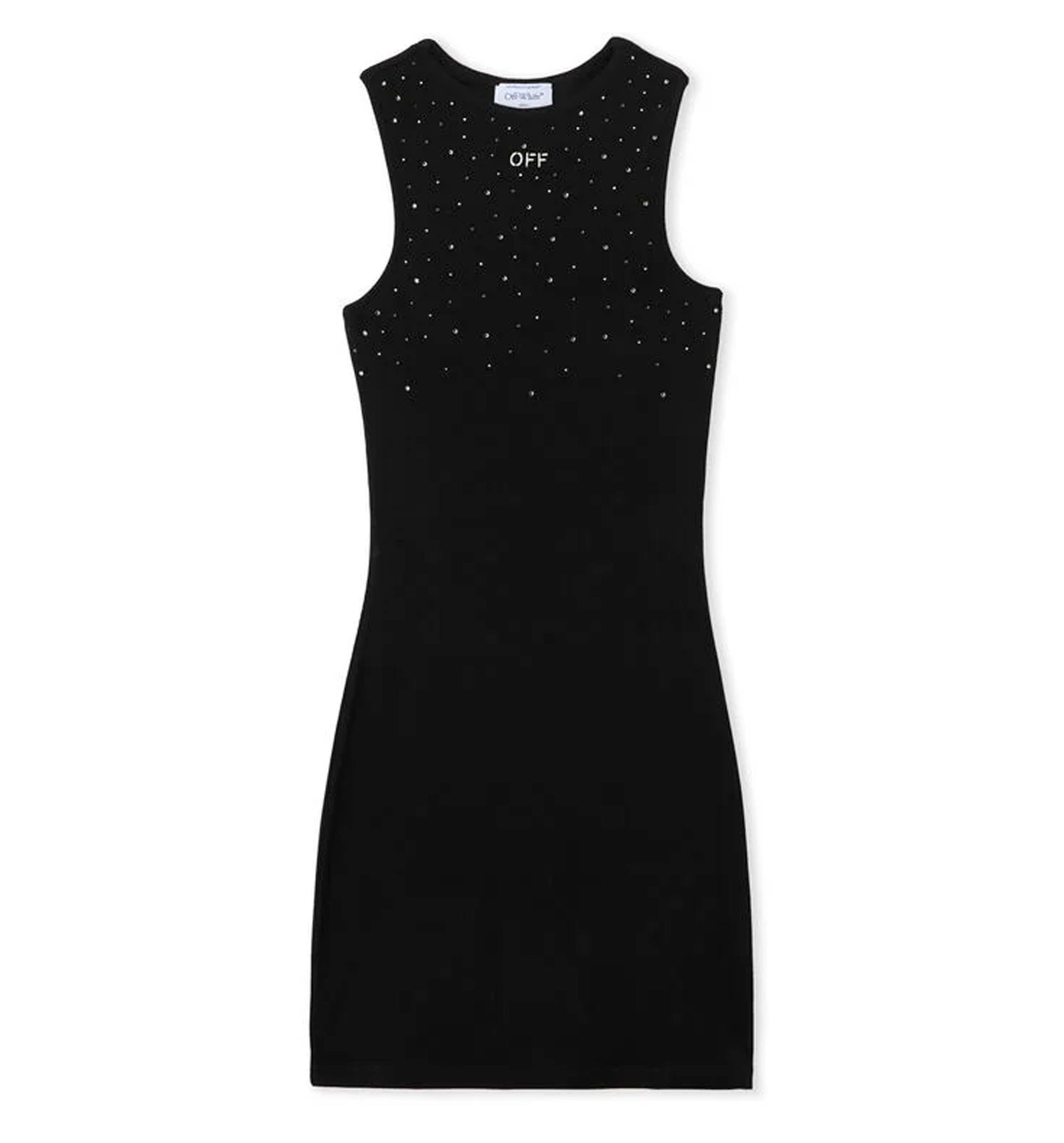 OW X Swarovski Ribbed Rowing Dress
