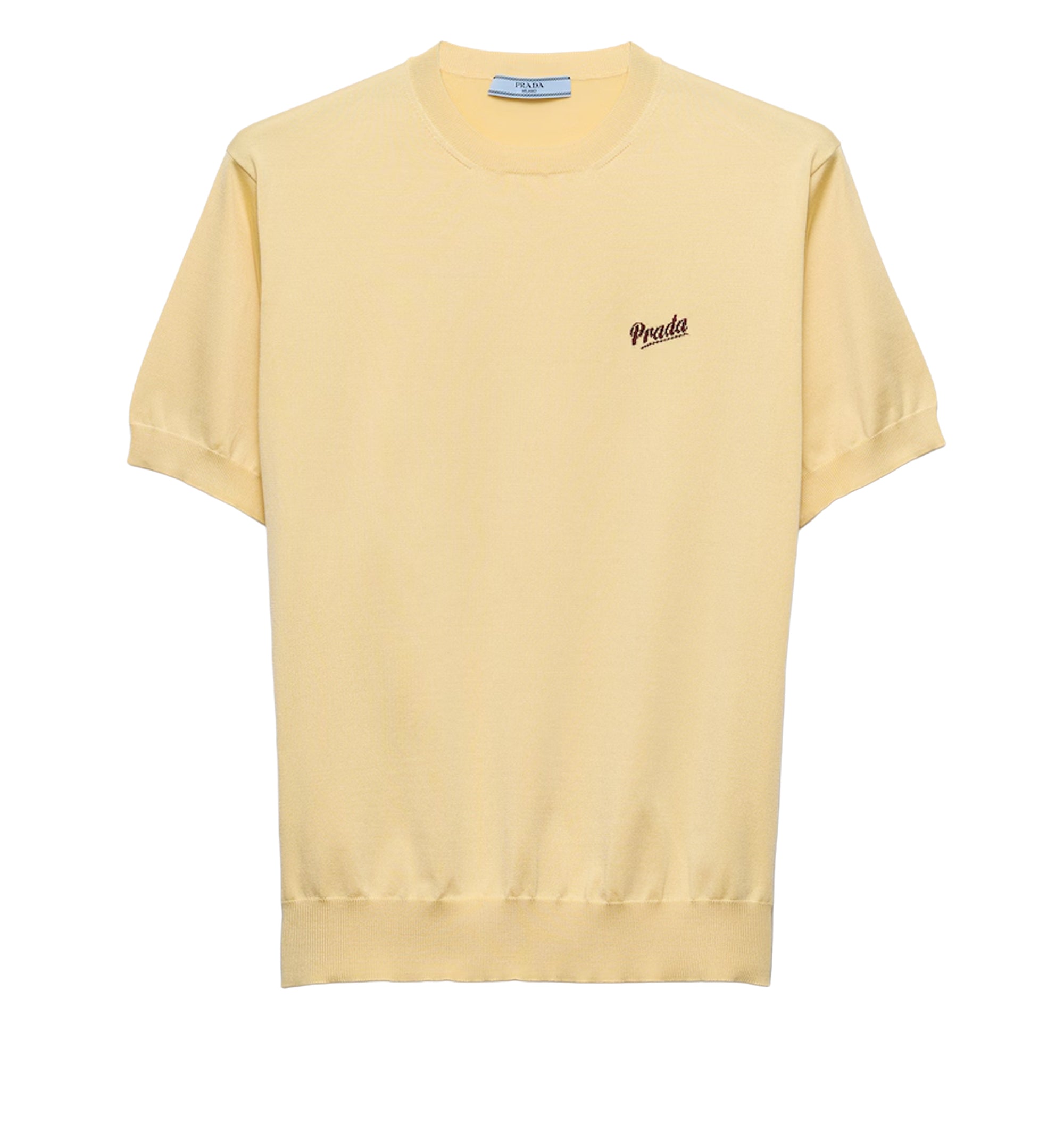 Silk crew-neck sweater