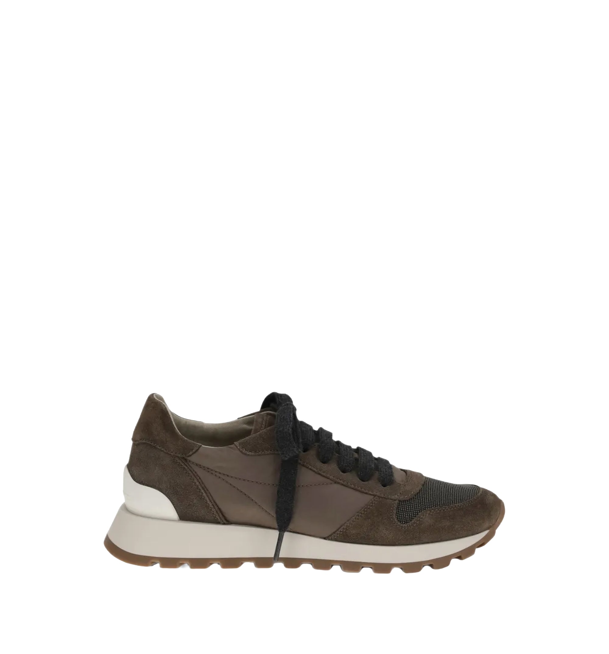 Monile suede-panelled sneakers
