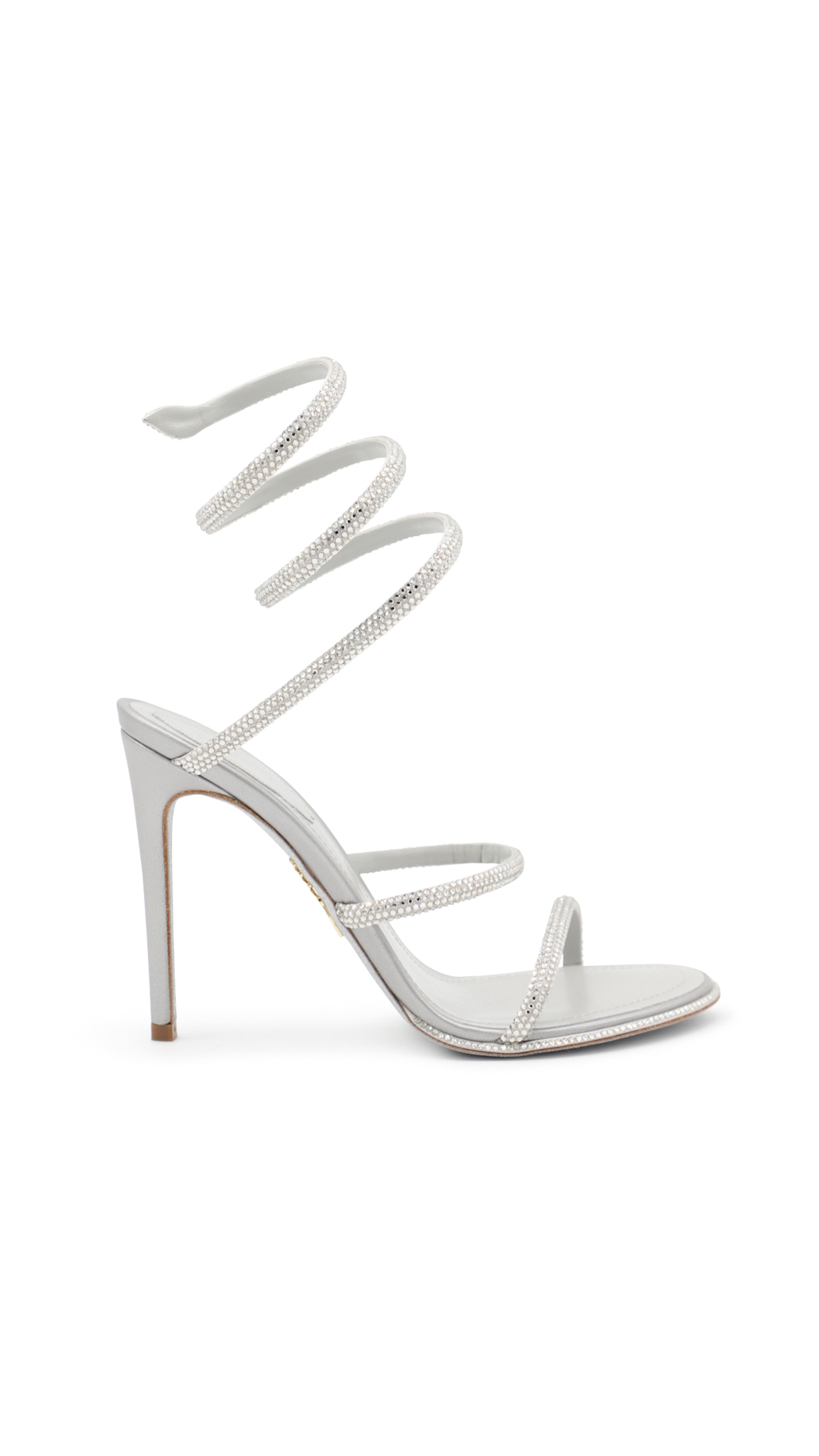 Cleo Crystal Sandals - Silver