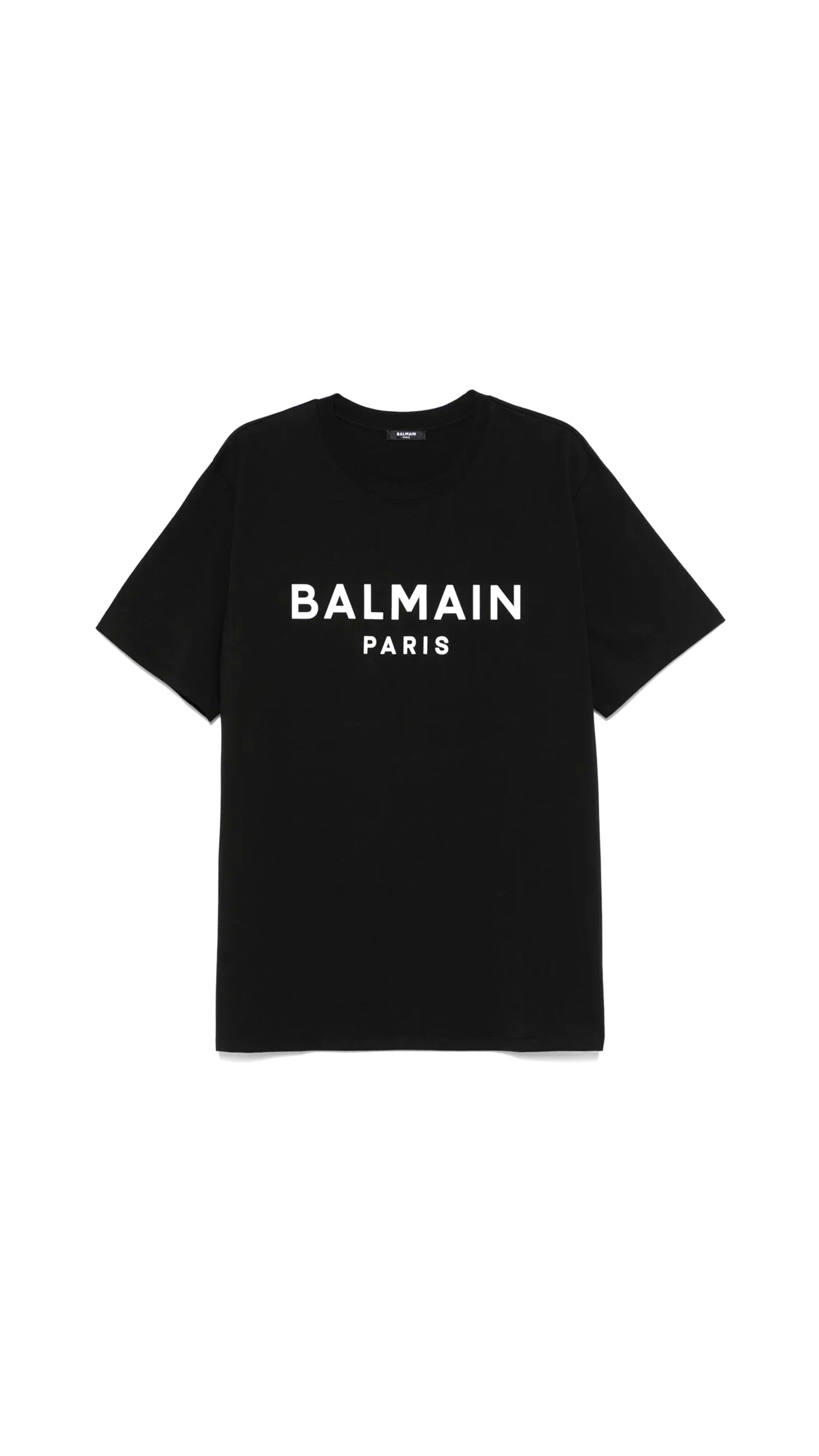 T-shirt with Logo Print - Black