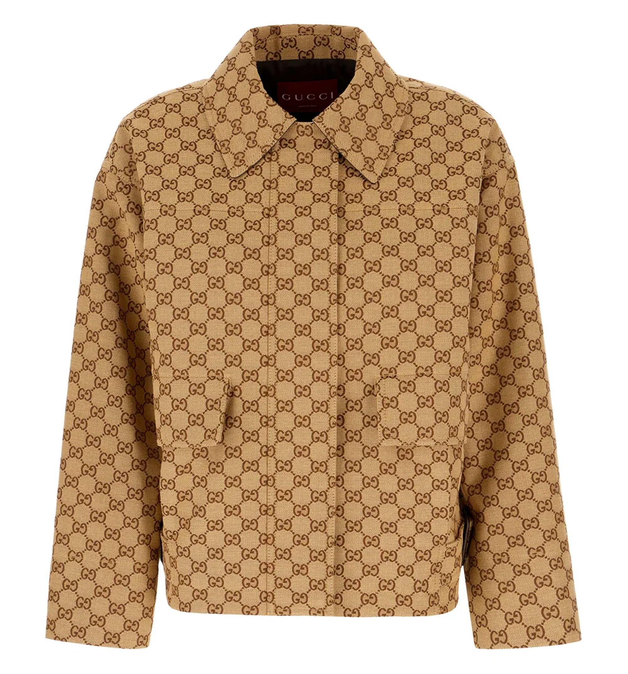 GG Canvas Bomber Jacket