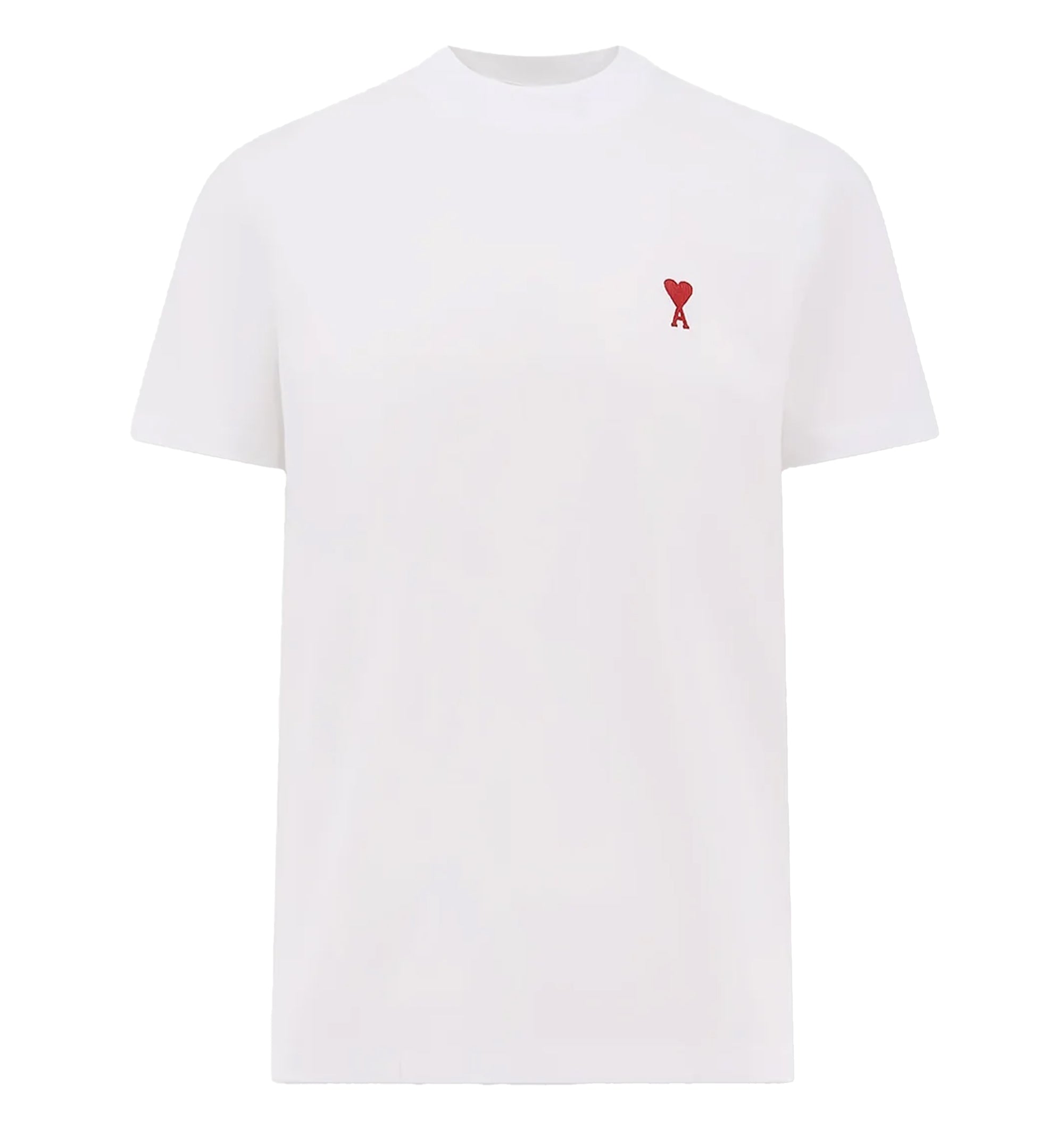 White cotton t-shirt with Ami de Coeur