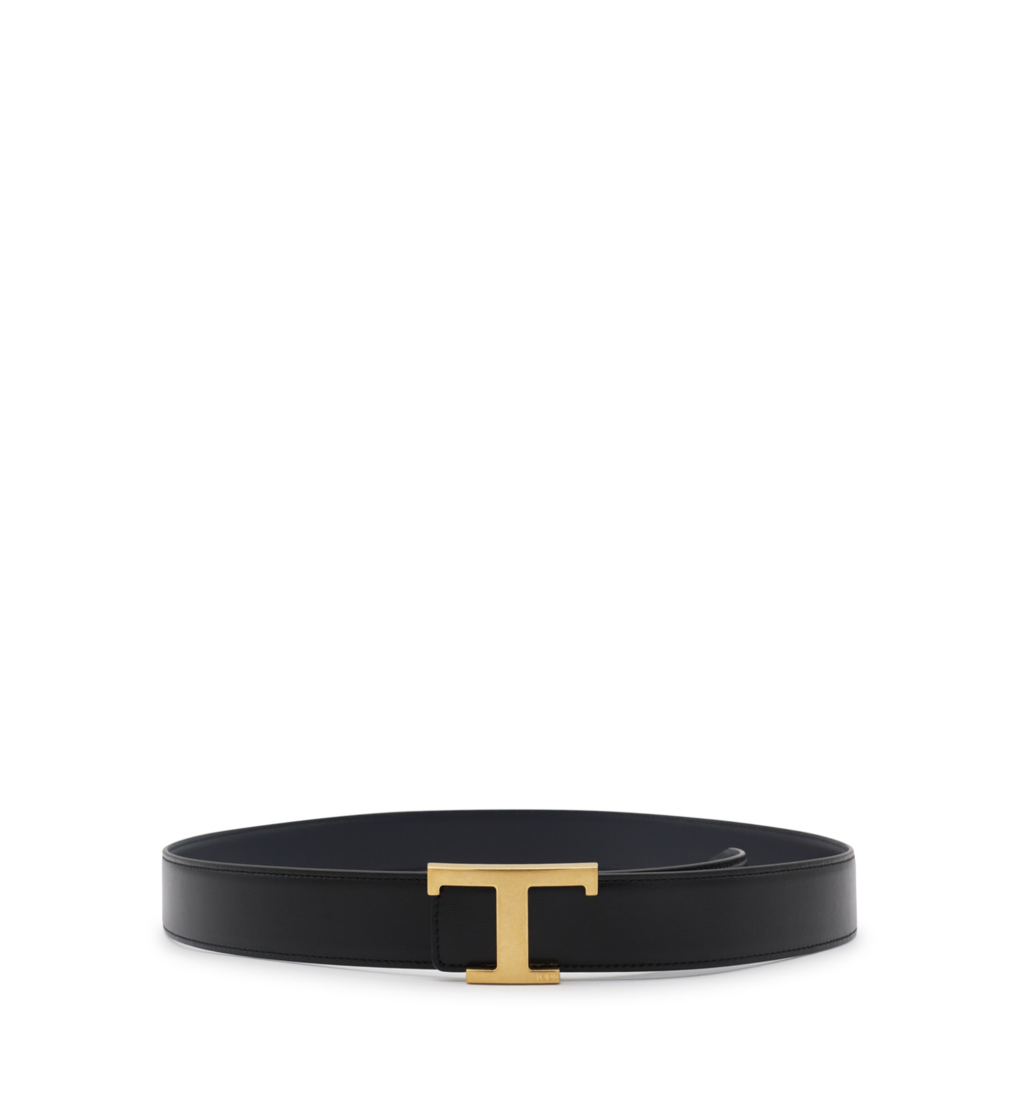 T Timeless Reversible Belt in Leather