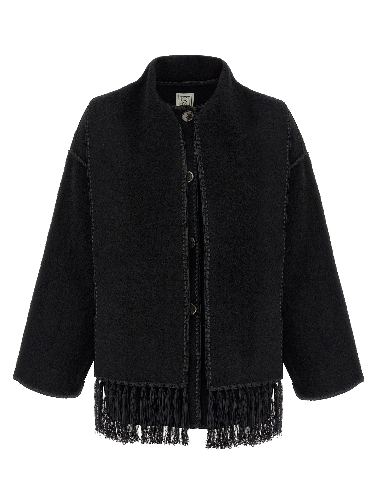 Wool Jacket With Scarf