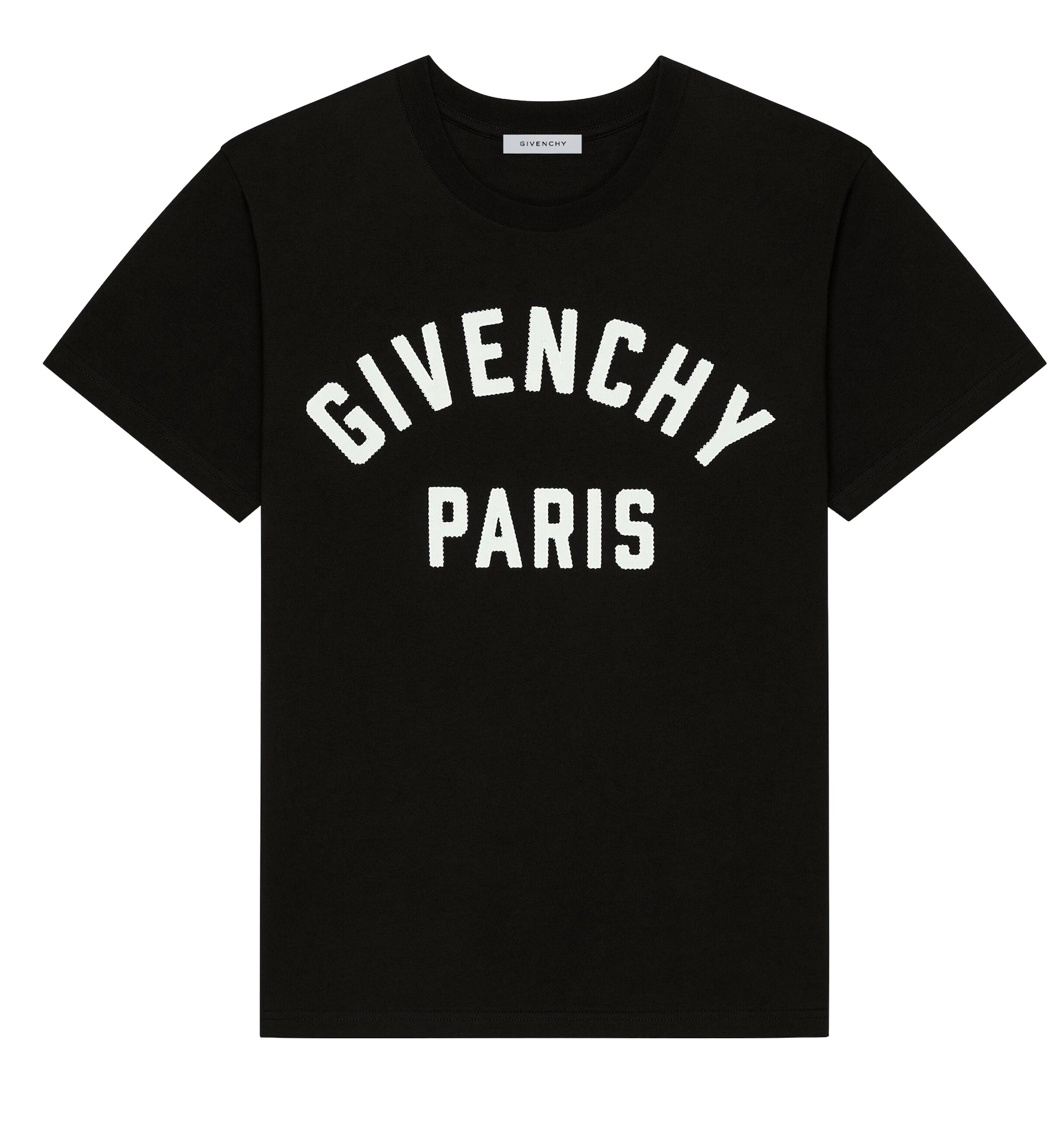 T-shirt in cotton with Givenchy Paris embroidery