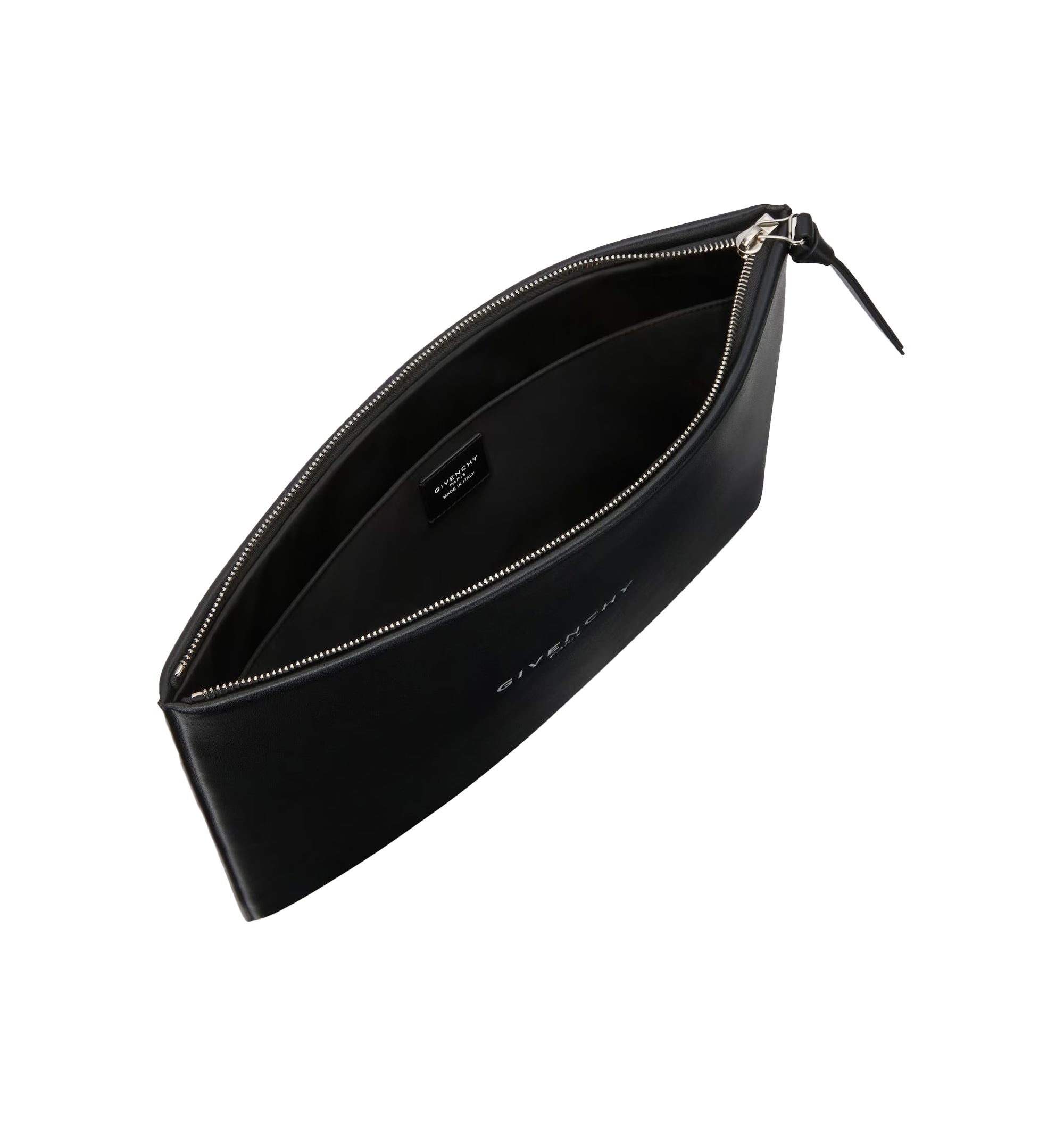 Antigona Stamped Large Pouch In Leather