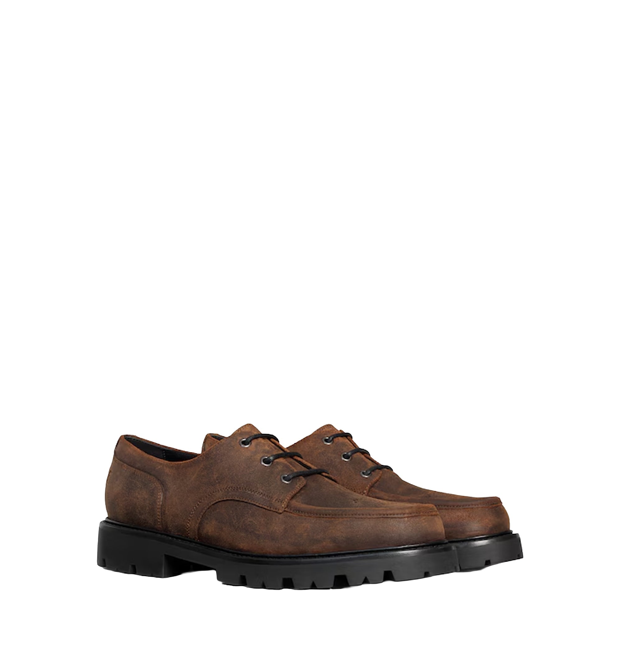 Margaret Derby Shoe In Suede