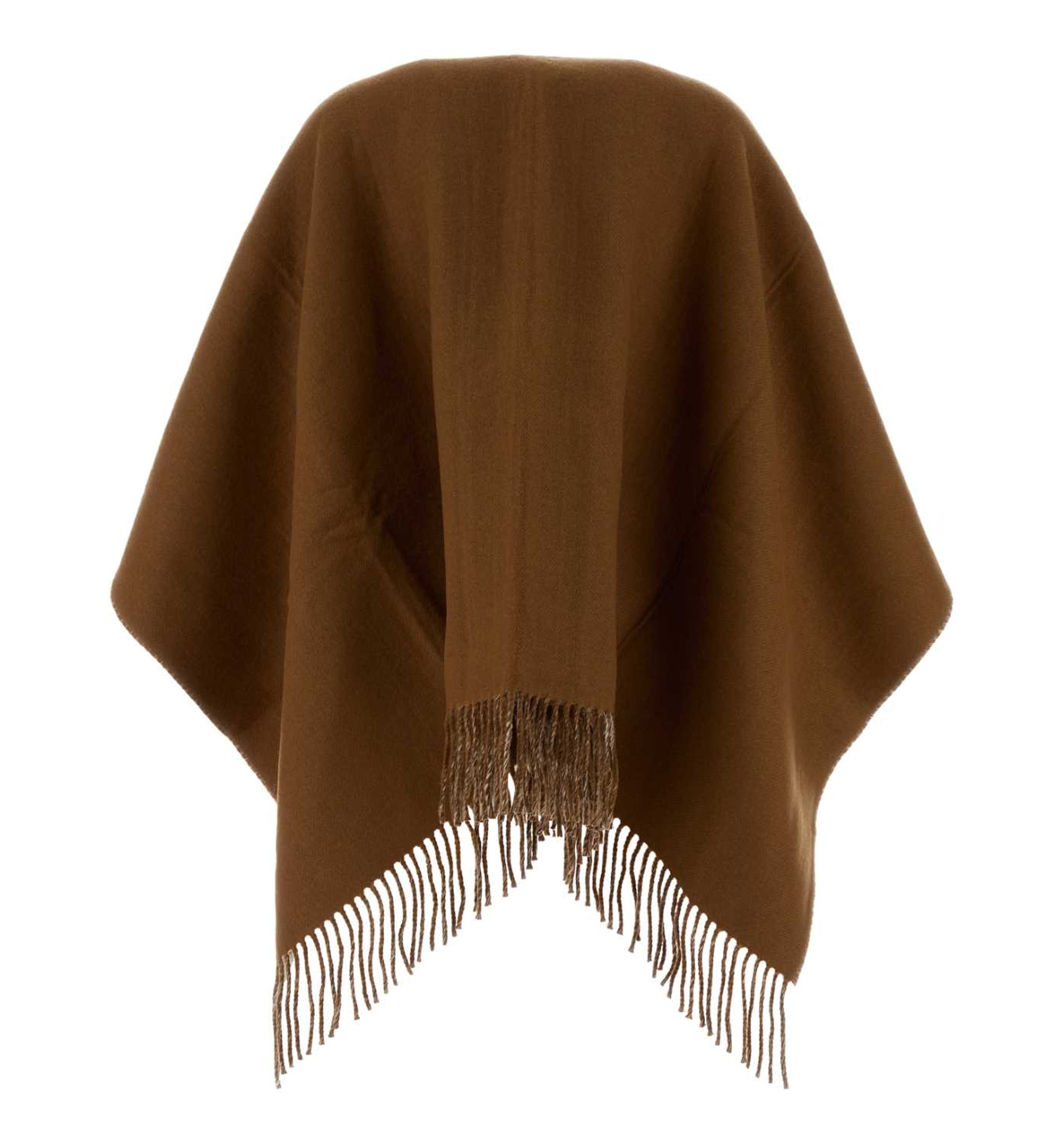 Wool-Cashmere Reversible Cape
