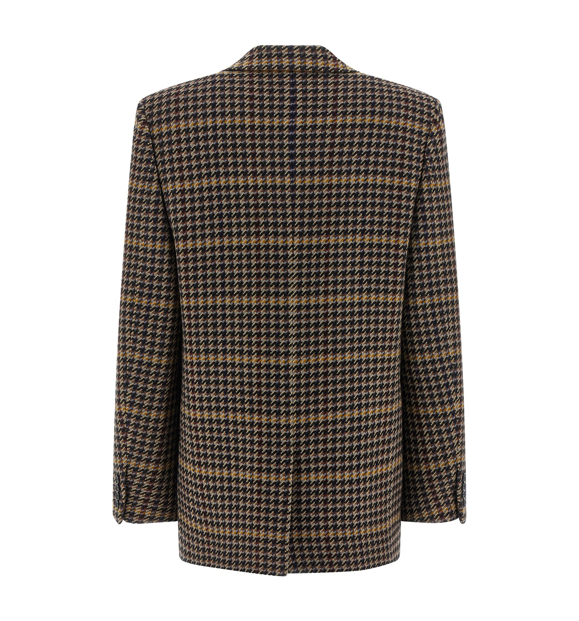 Jacket In Wool Check
