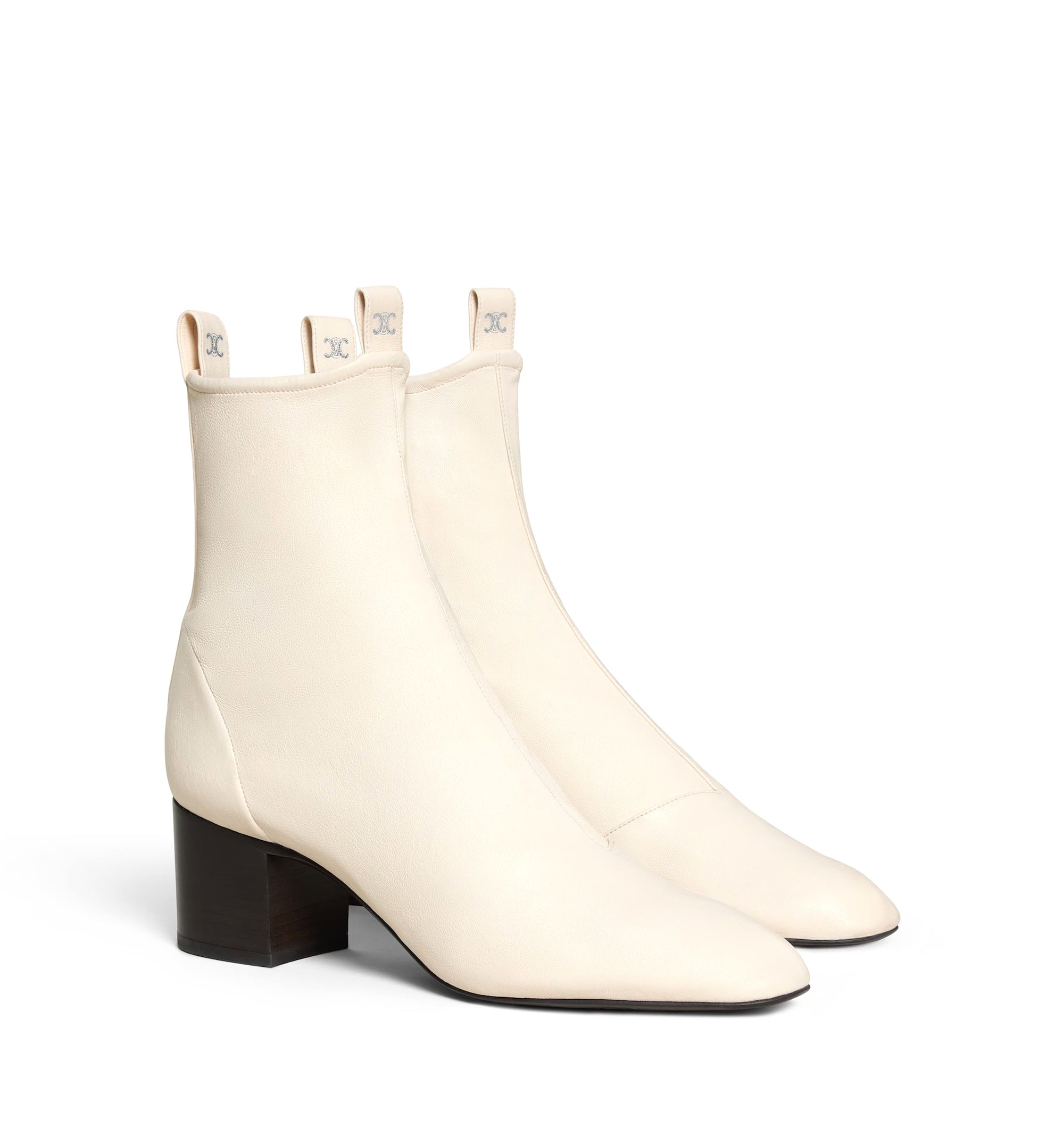 Cheri Zipped Boot in Stretch Lambskin