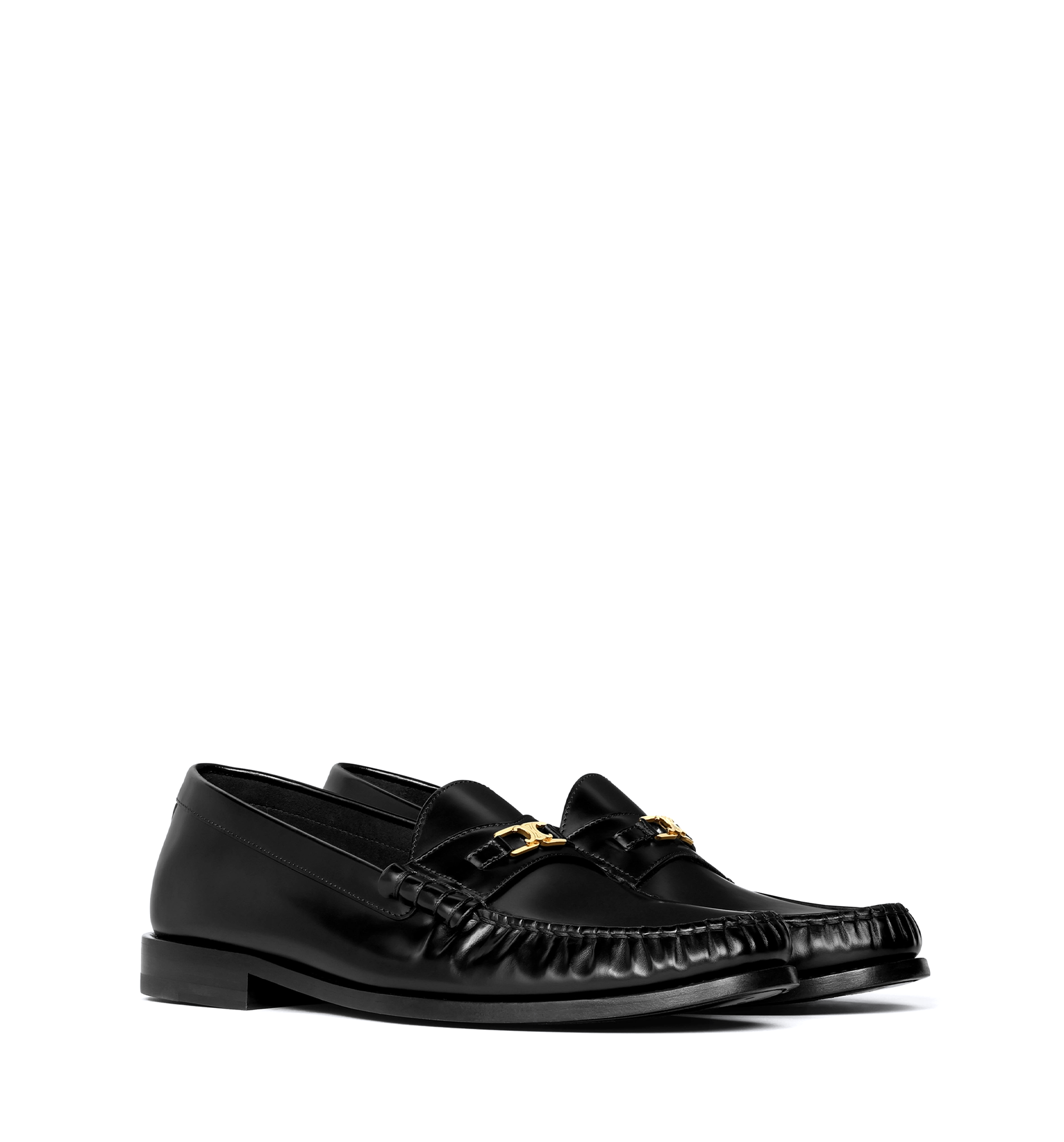 Celine Luco Triomphe Loafer in Polished Bull