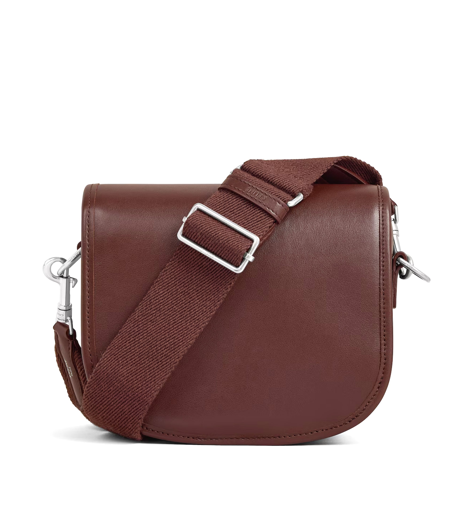 Small Besace Strap Triomphe In Supple Natural Calfskin