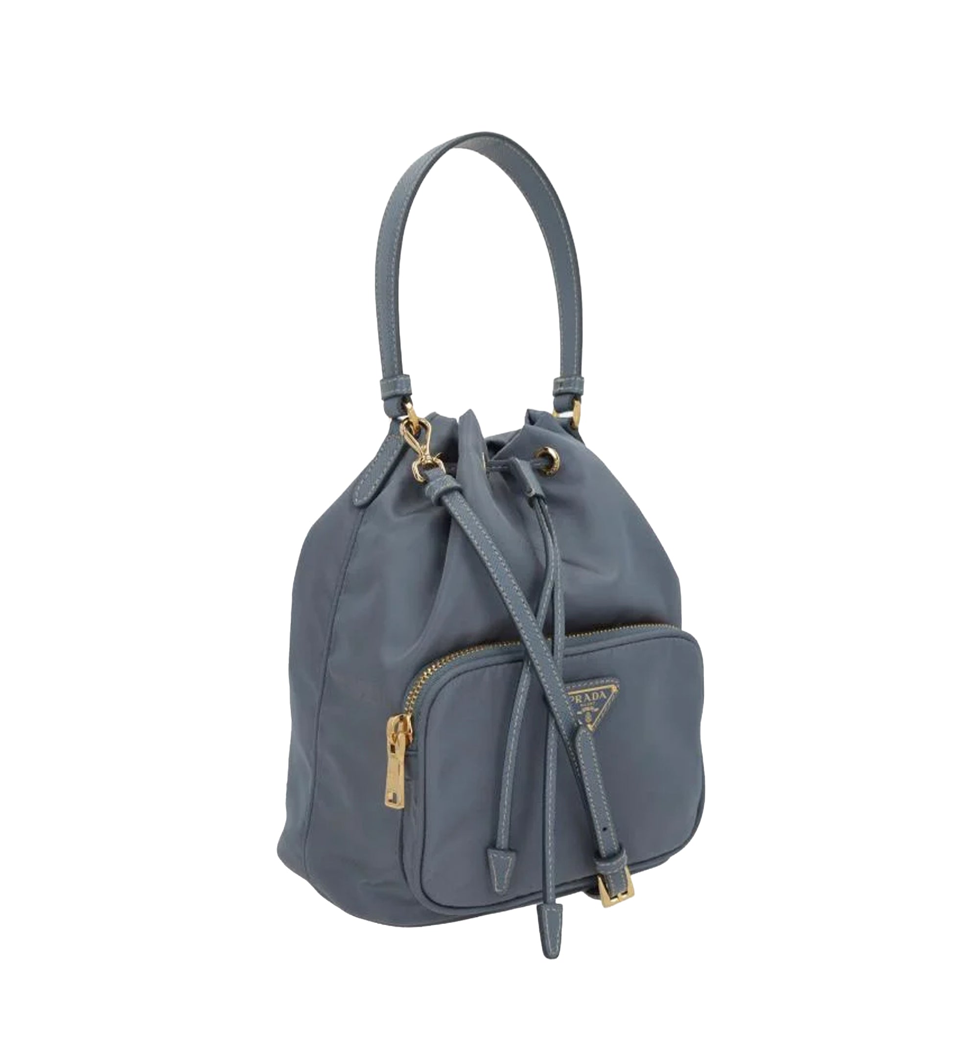 Prada Duet Re-Nylon Bucket Bag