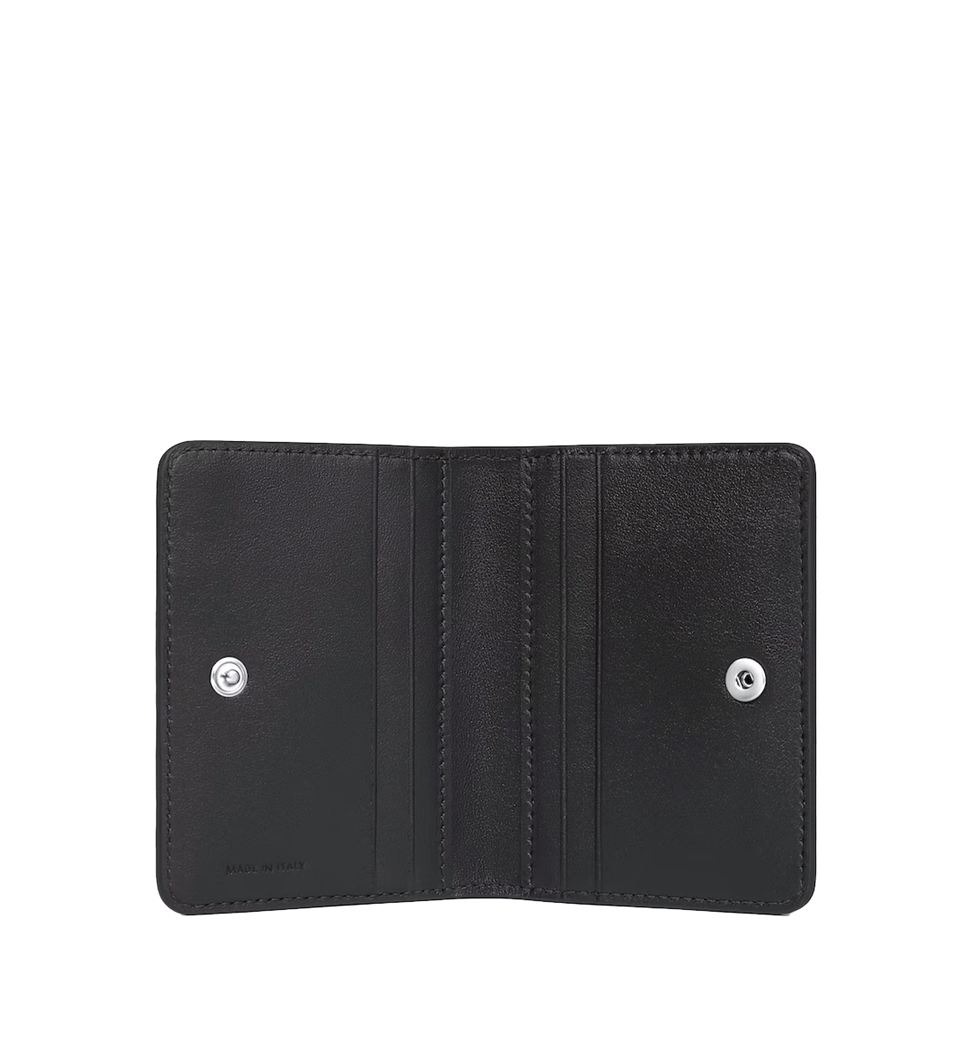 Bi-Fold Card Holder In Grained Calfskin