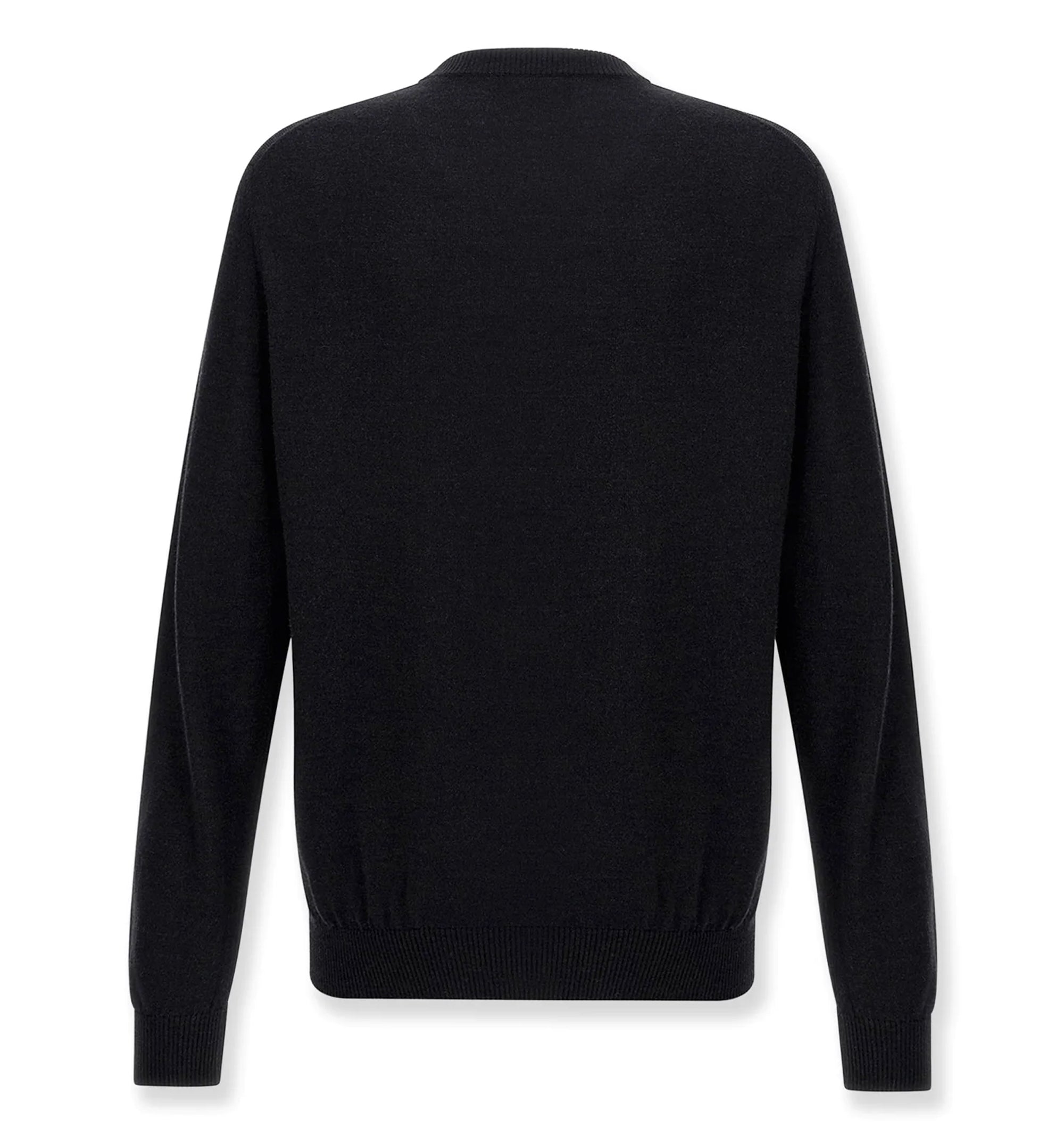Wool Sweater with Embossed FF Detail