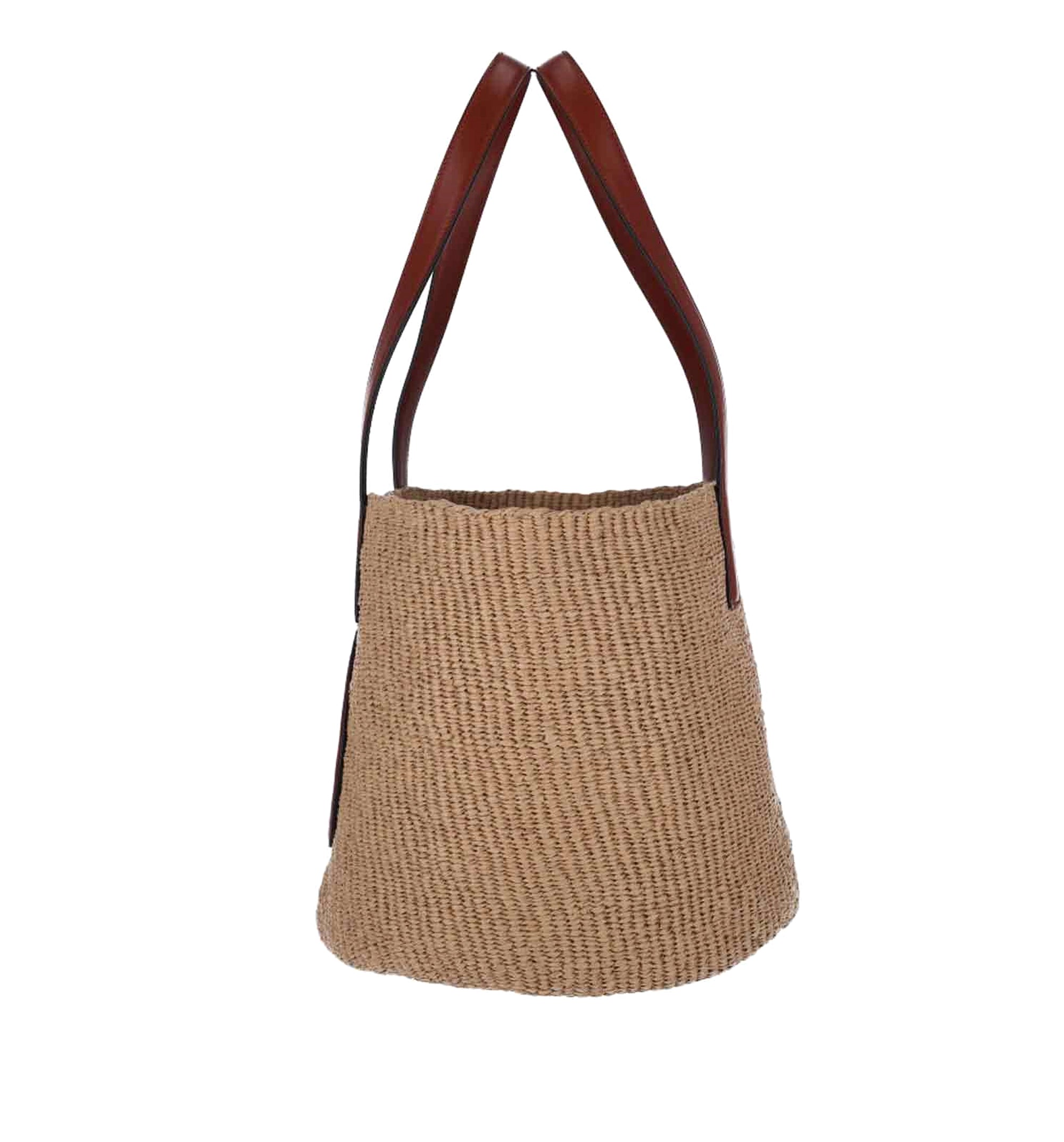 Horse Medal Rafia Shoulder Bag