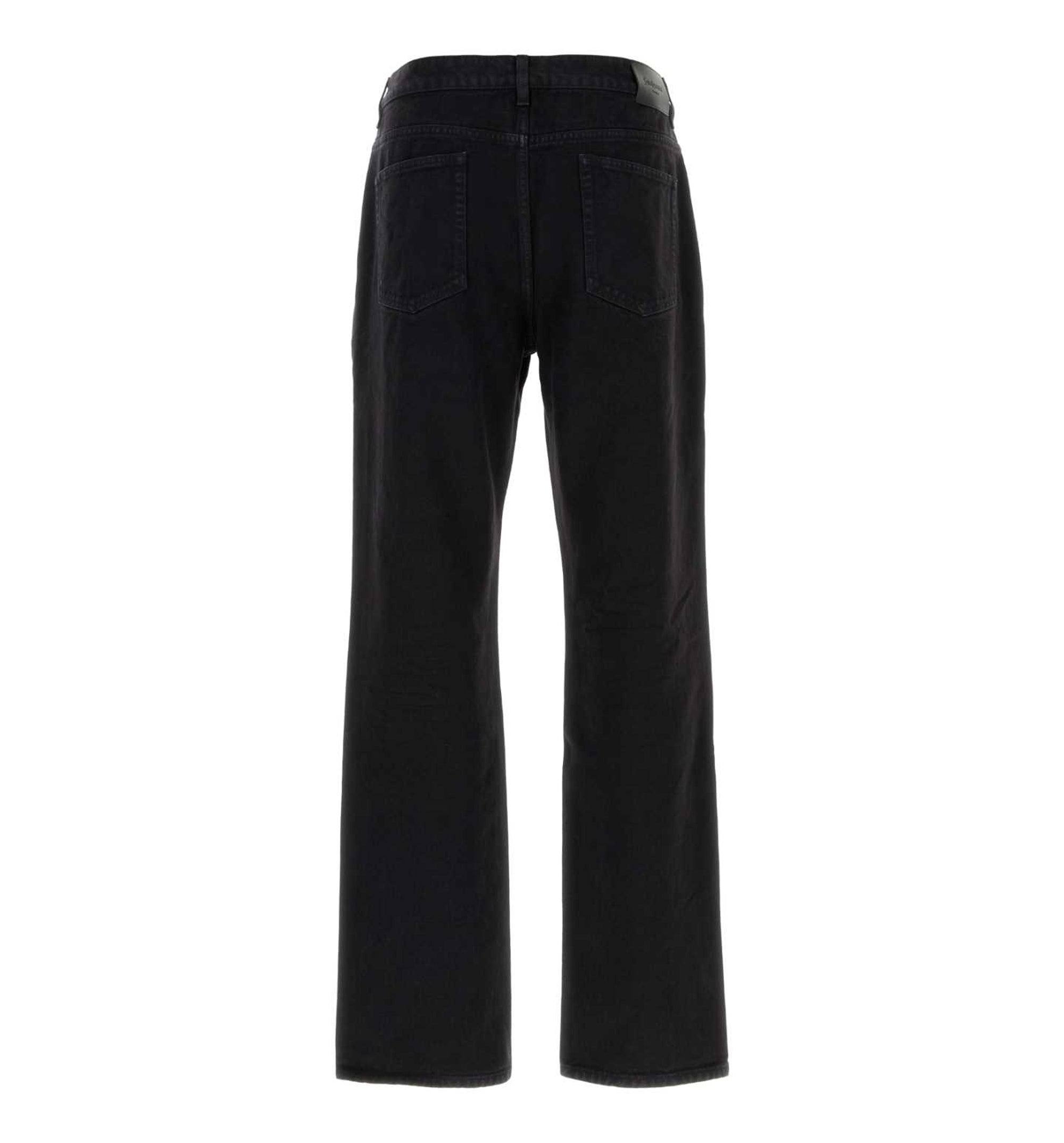 Straight-Leg Denim Jeans