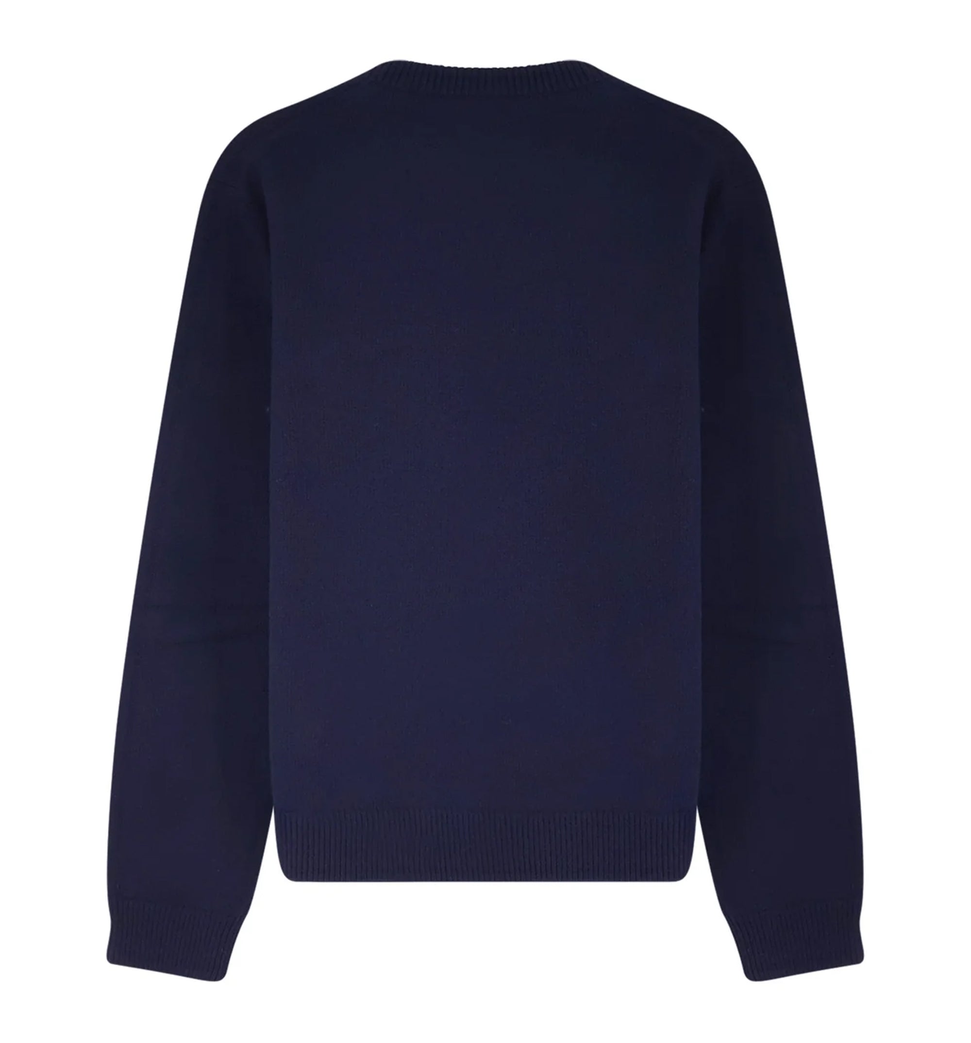 Knit Wool Sweater With Intarsia