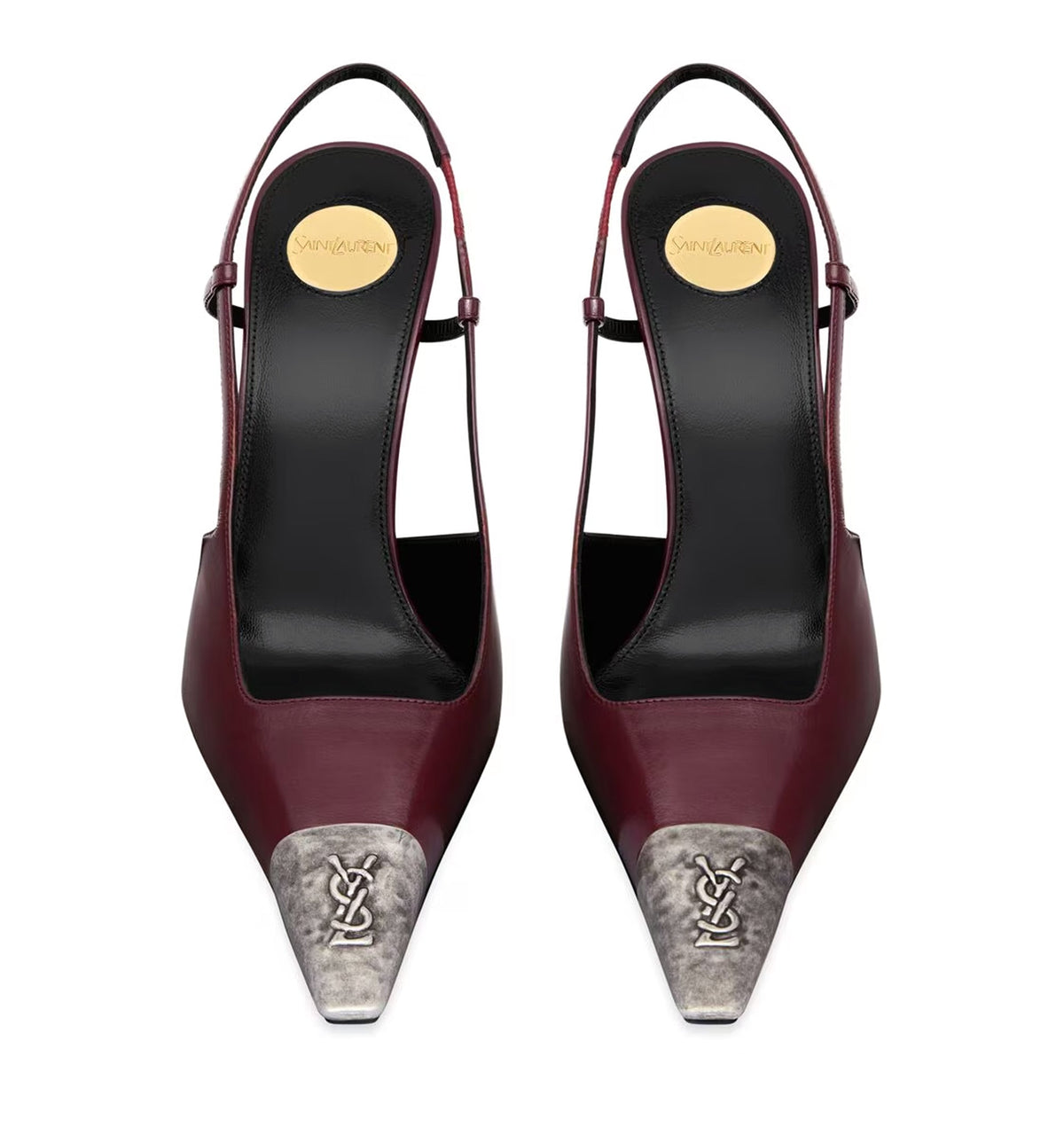Jeanne Slingback Pumps In Smooth Leather