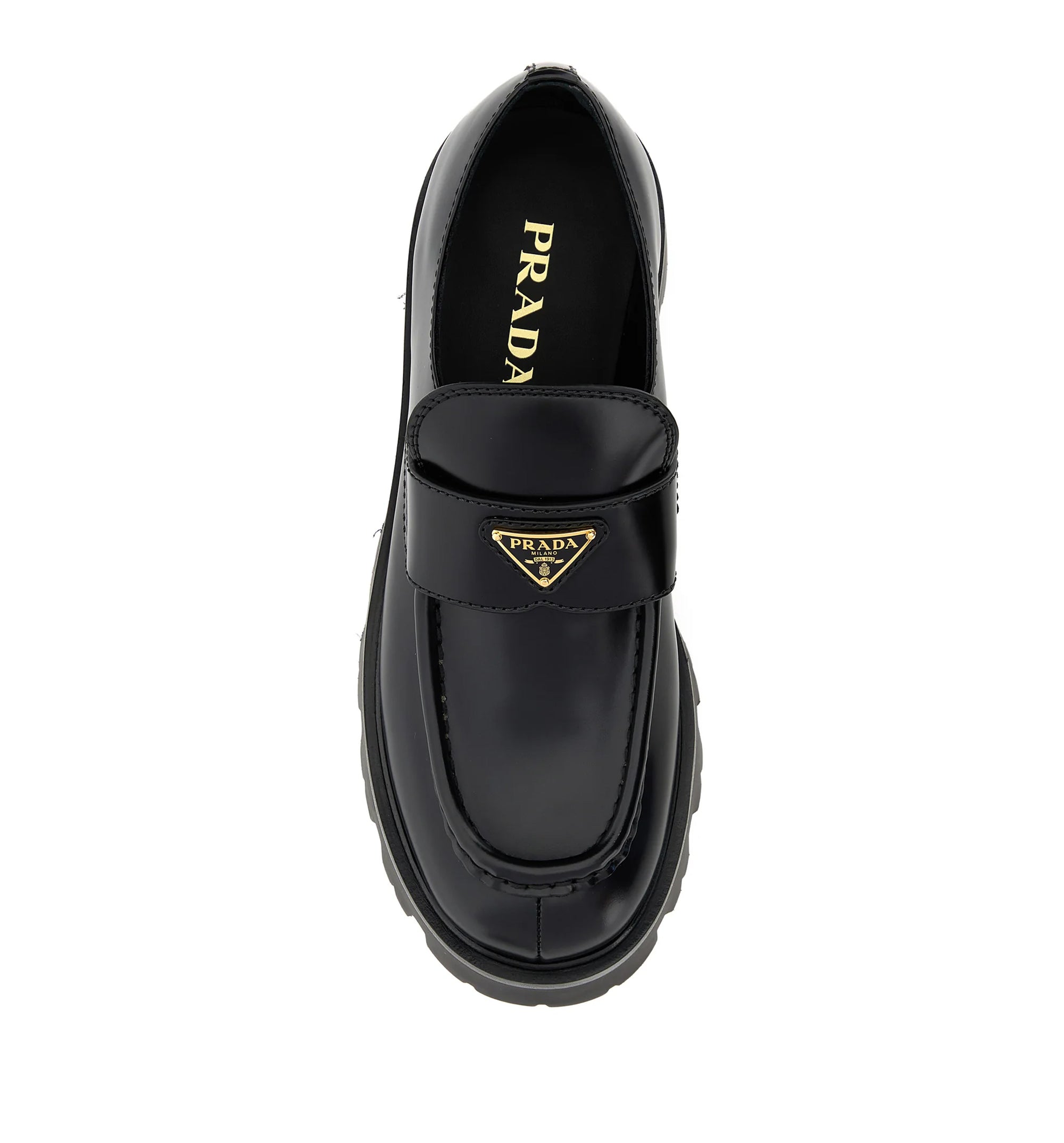 Brushed Leather Loafers
