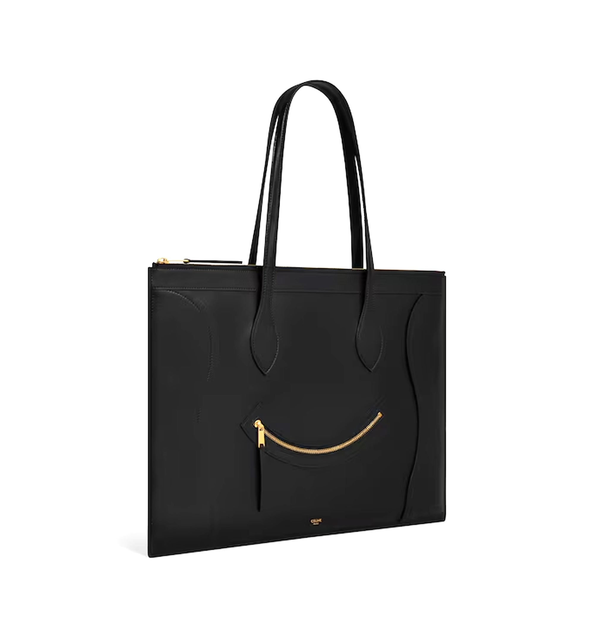 Flat Cabas New Luggage In Glossy Calfskin