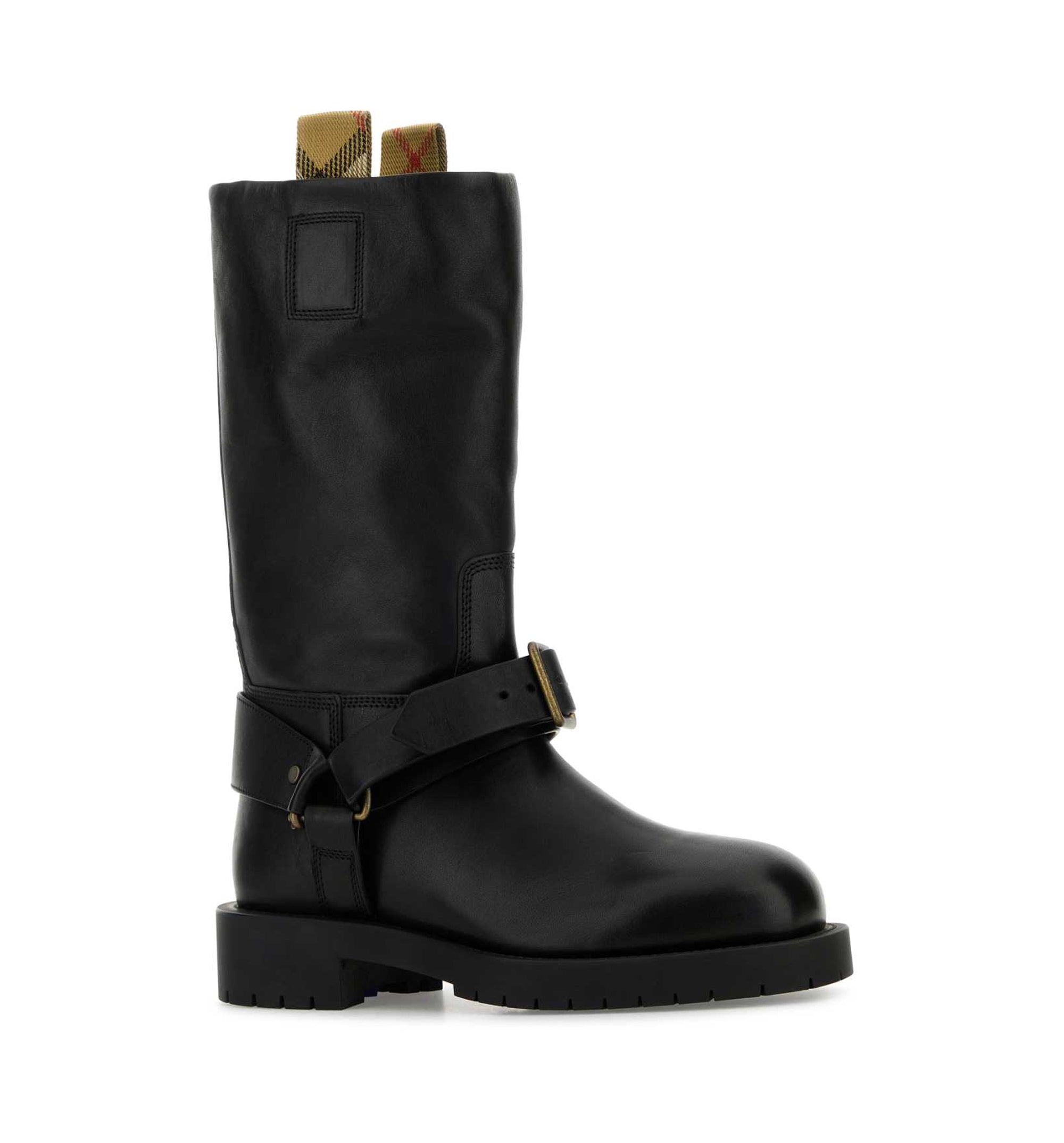 Leather Soft Saddle Low Boots
