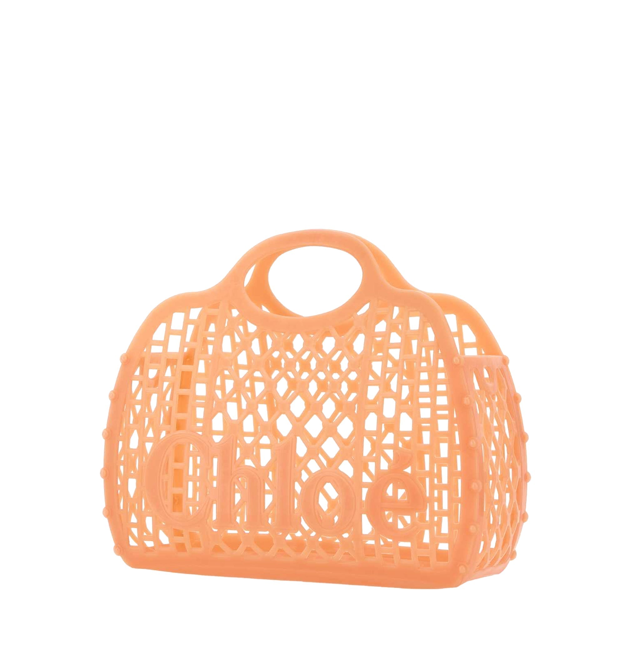 Chloé Cage Tote Bag In Jelly