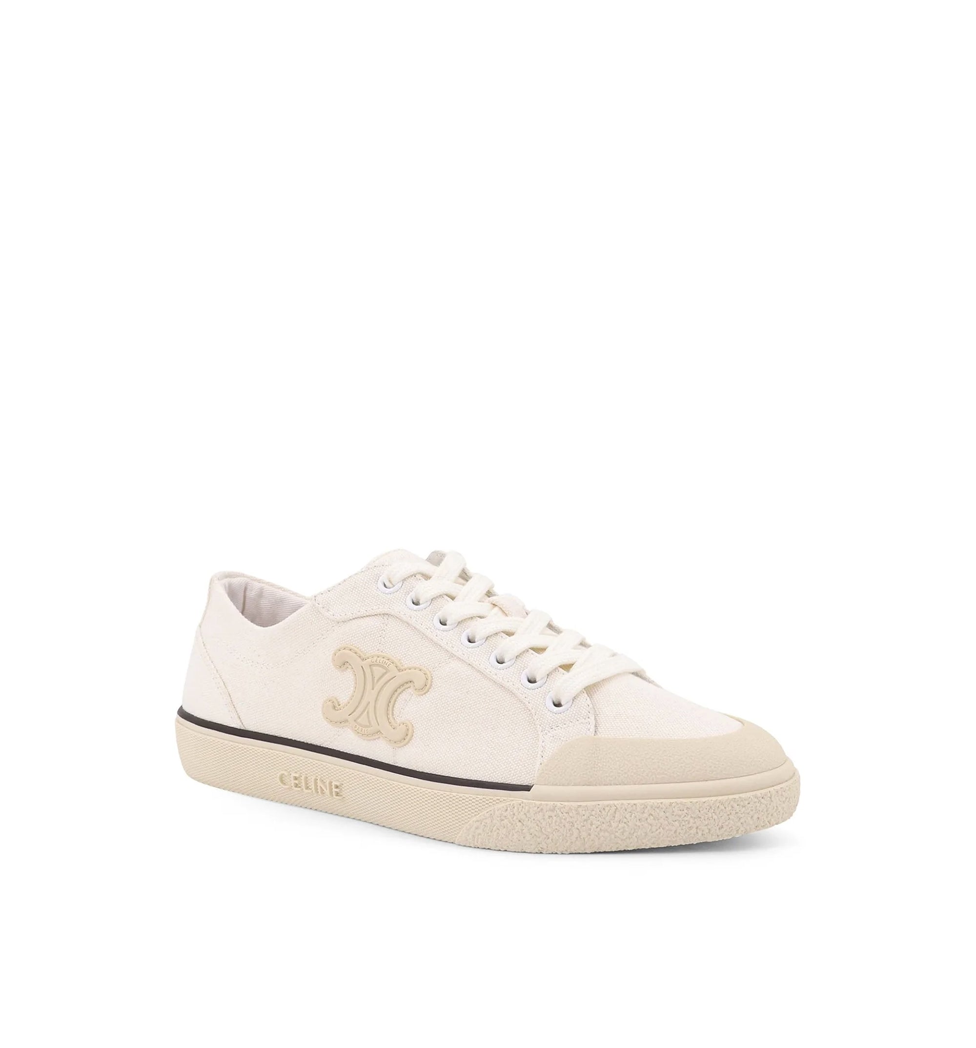 Celine Alan Sneakers With Triomphe In Canvas