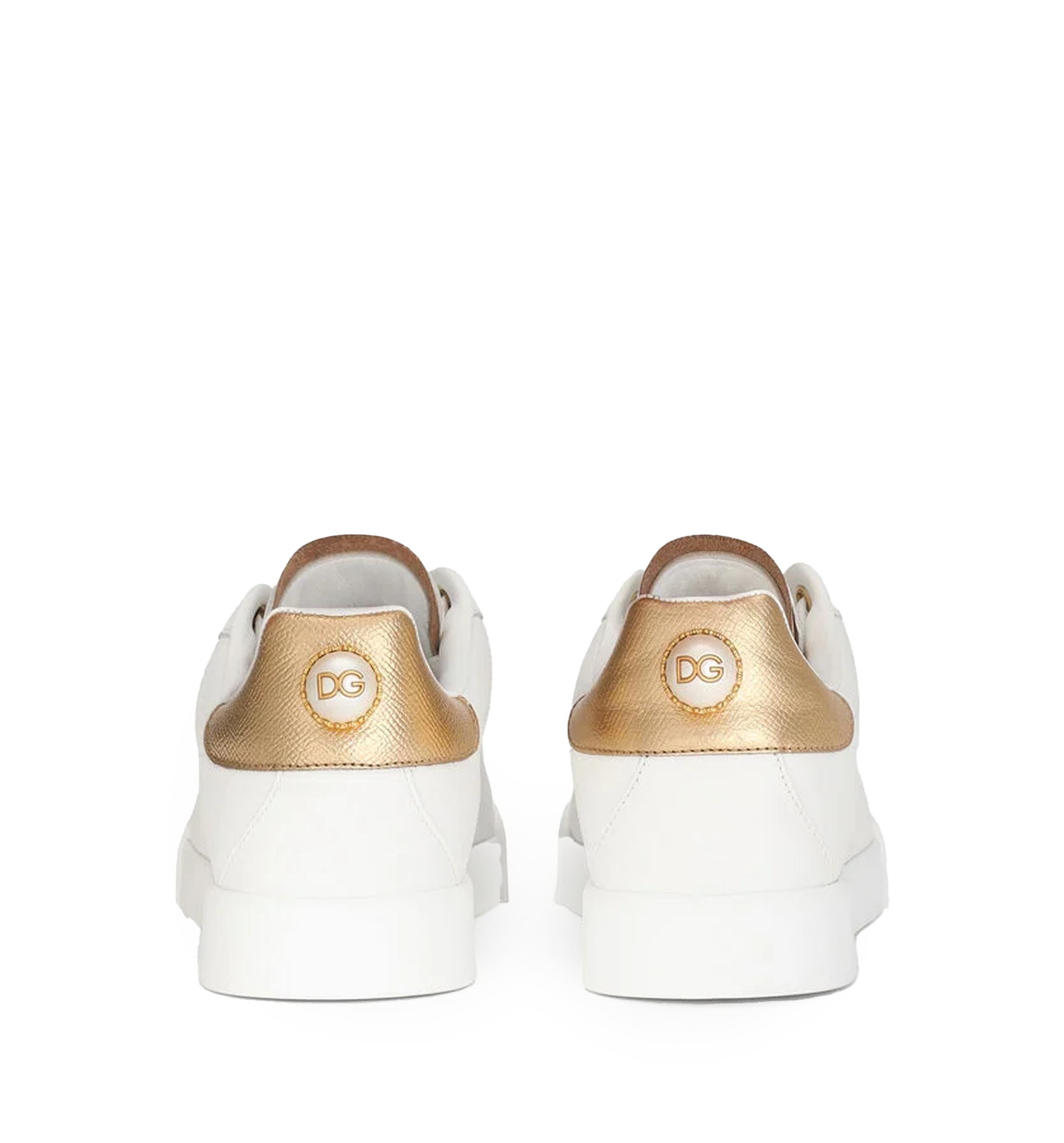Calfskin nappa Portofino sneakers with lettering