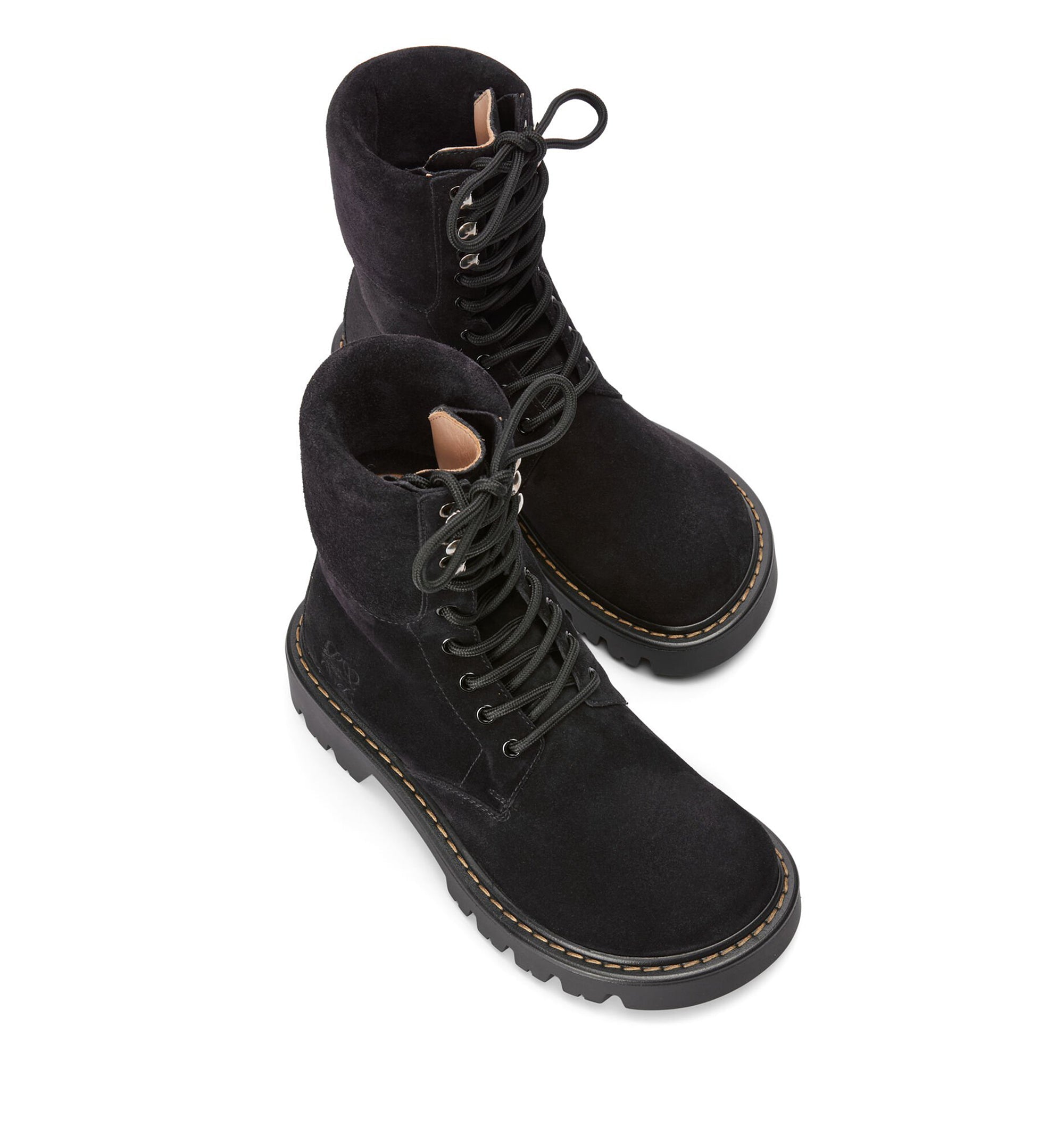 Sierra Combat Boot in Suede