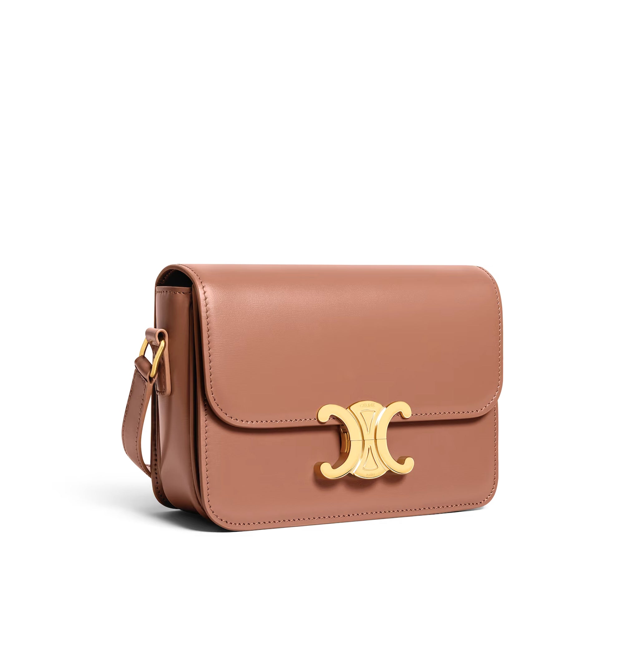 Teen Triomphe Bag in Shiny Calfskin