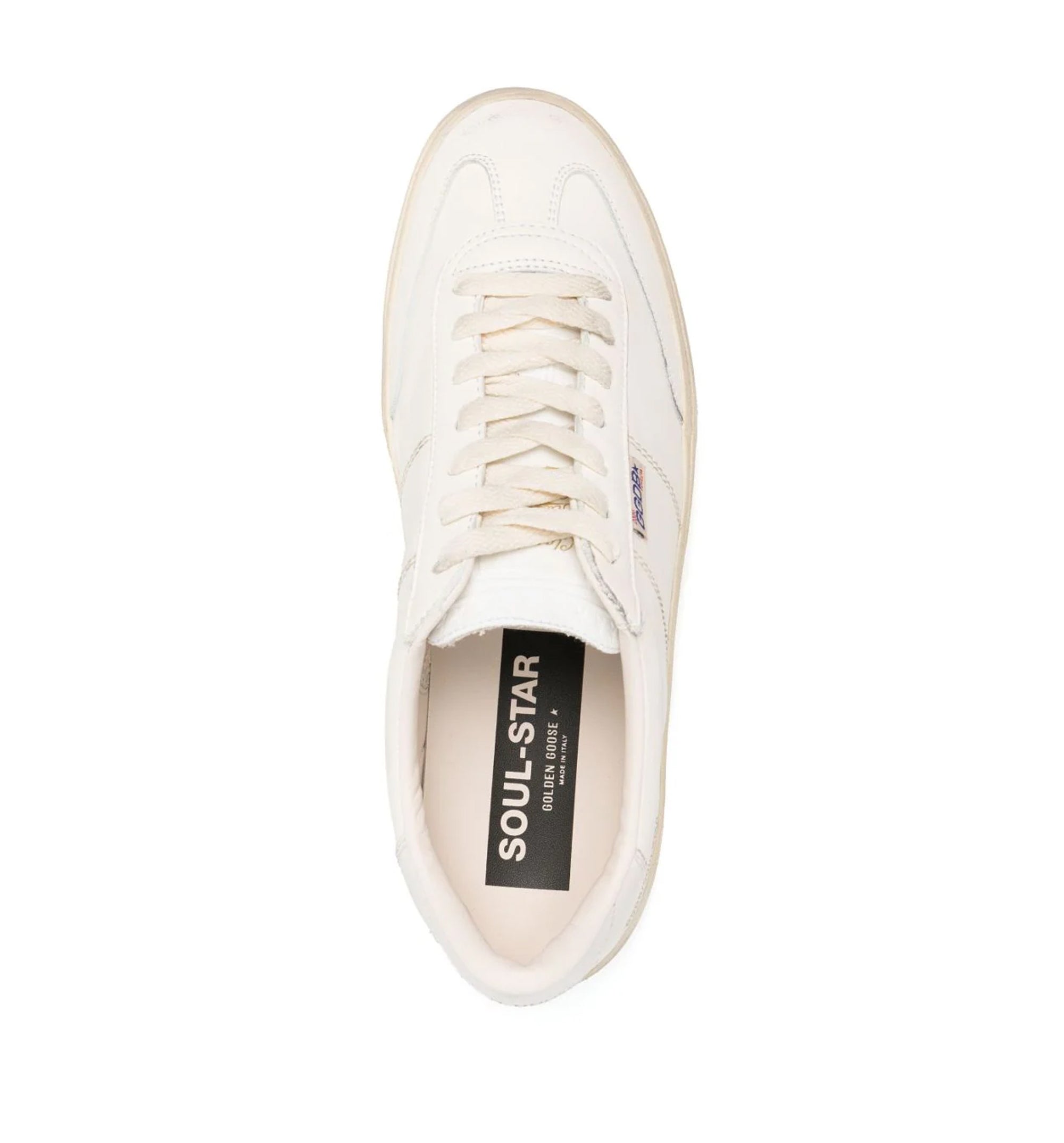 Soul Star in White Nappa Leather with White Leather Star