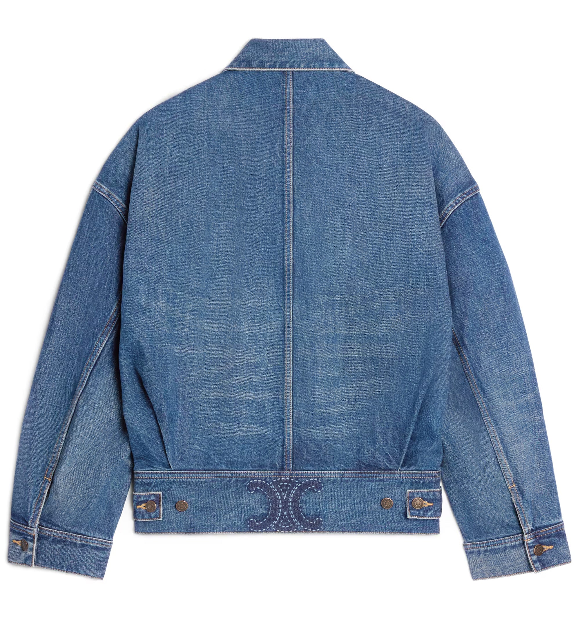 Jacket in Rigid Denim