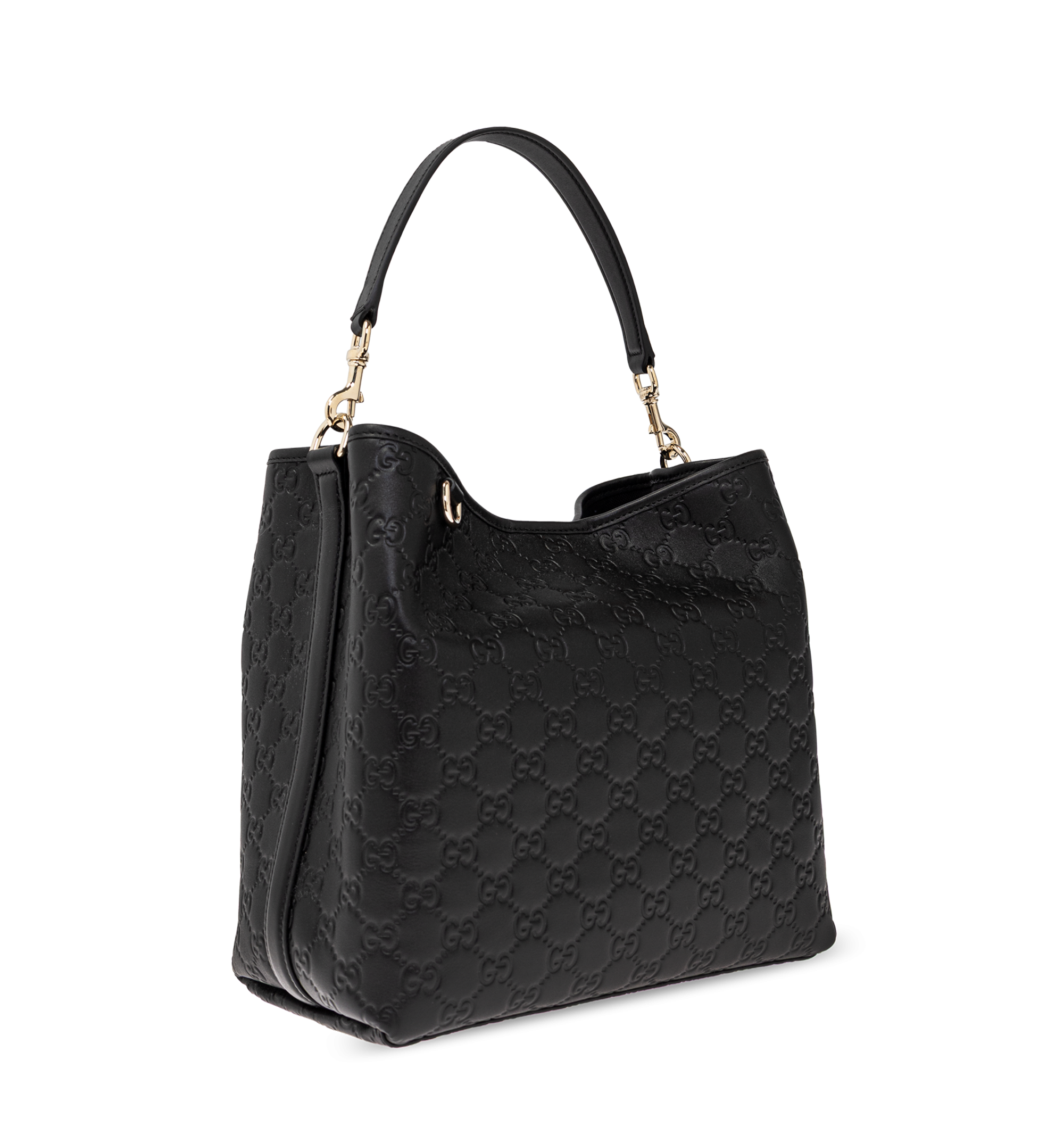 GG Embossed Medium Bucket Bag