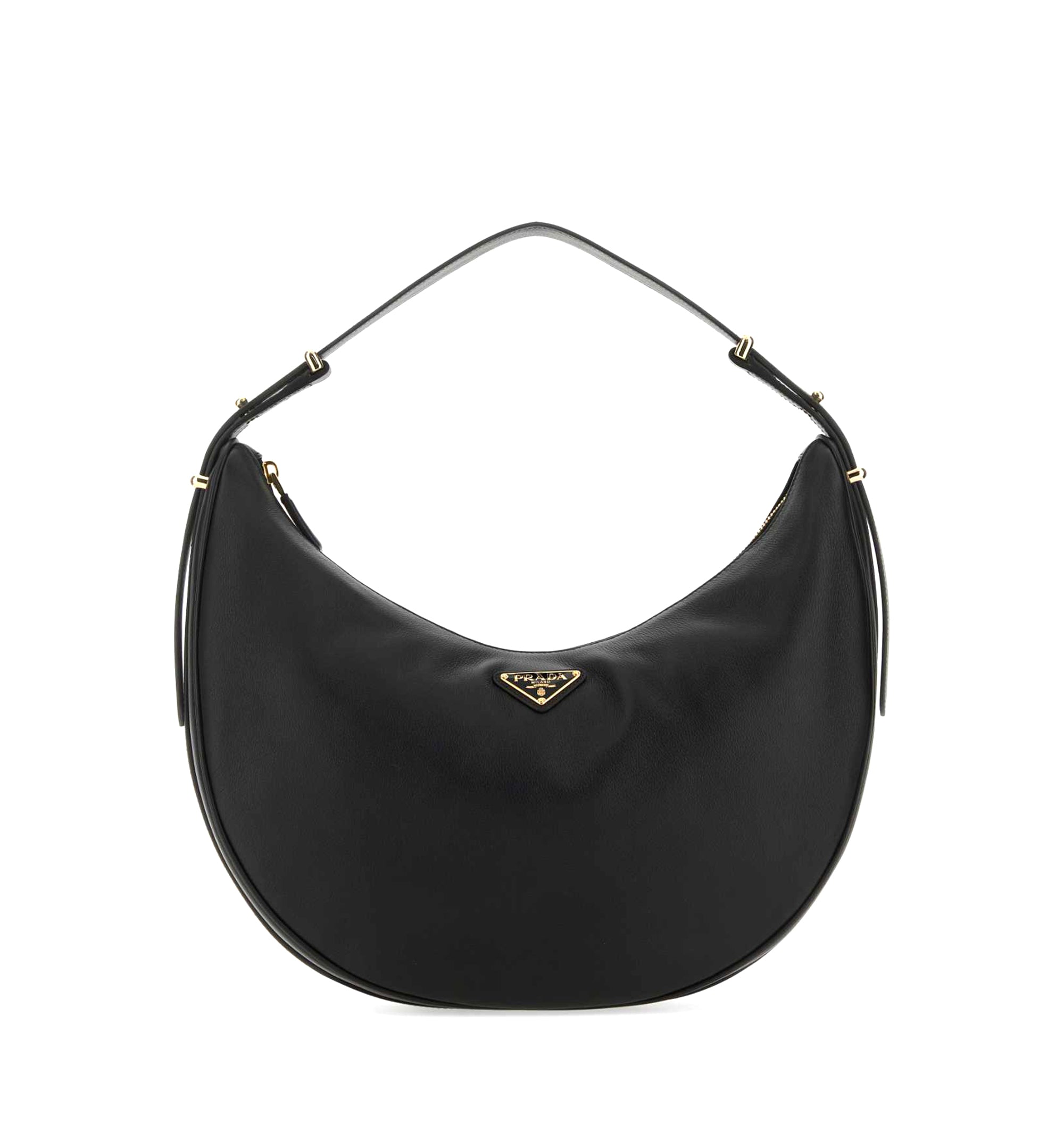 Arqué Medium Leather Shoulder Bag