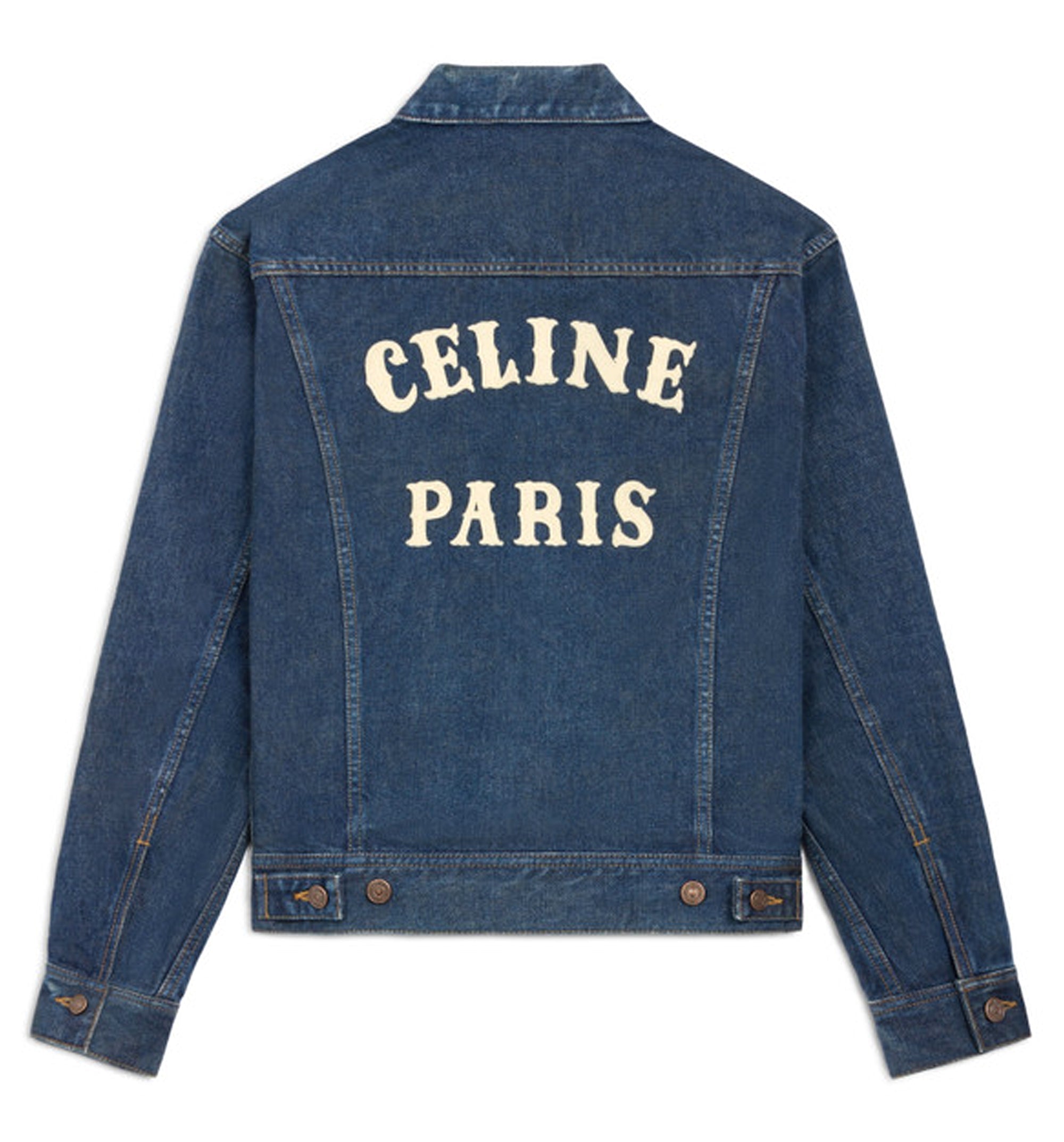 Trucker Jacket In Royal Indigo Wash Denim