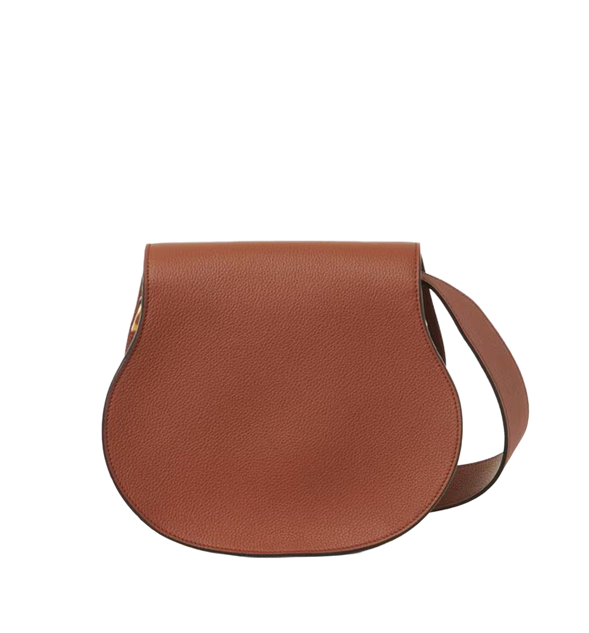 Marcie Saddle Bag In Grained Leather