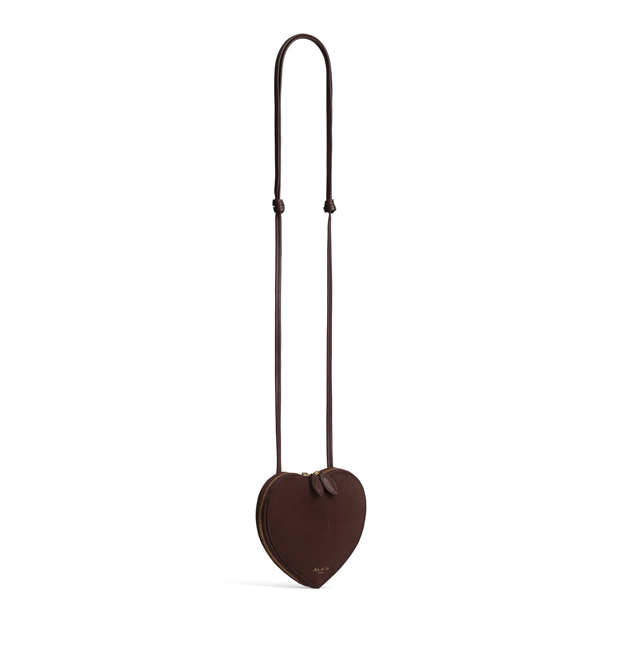 Le Coeur Small Bi-Material Bag In Leather