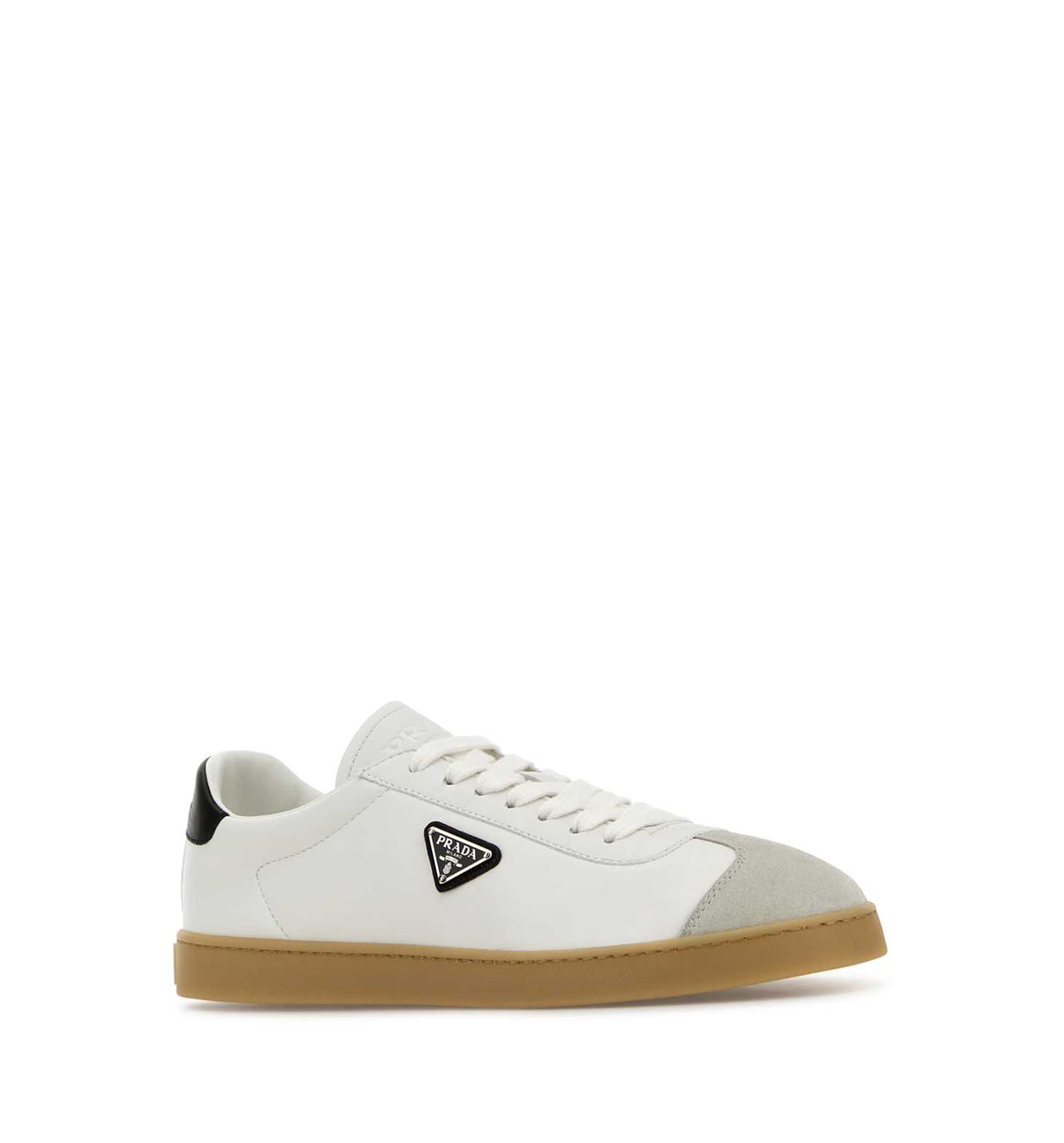 Lane Nappa Leather And Suede Sneakers