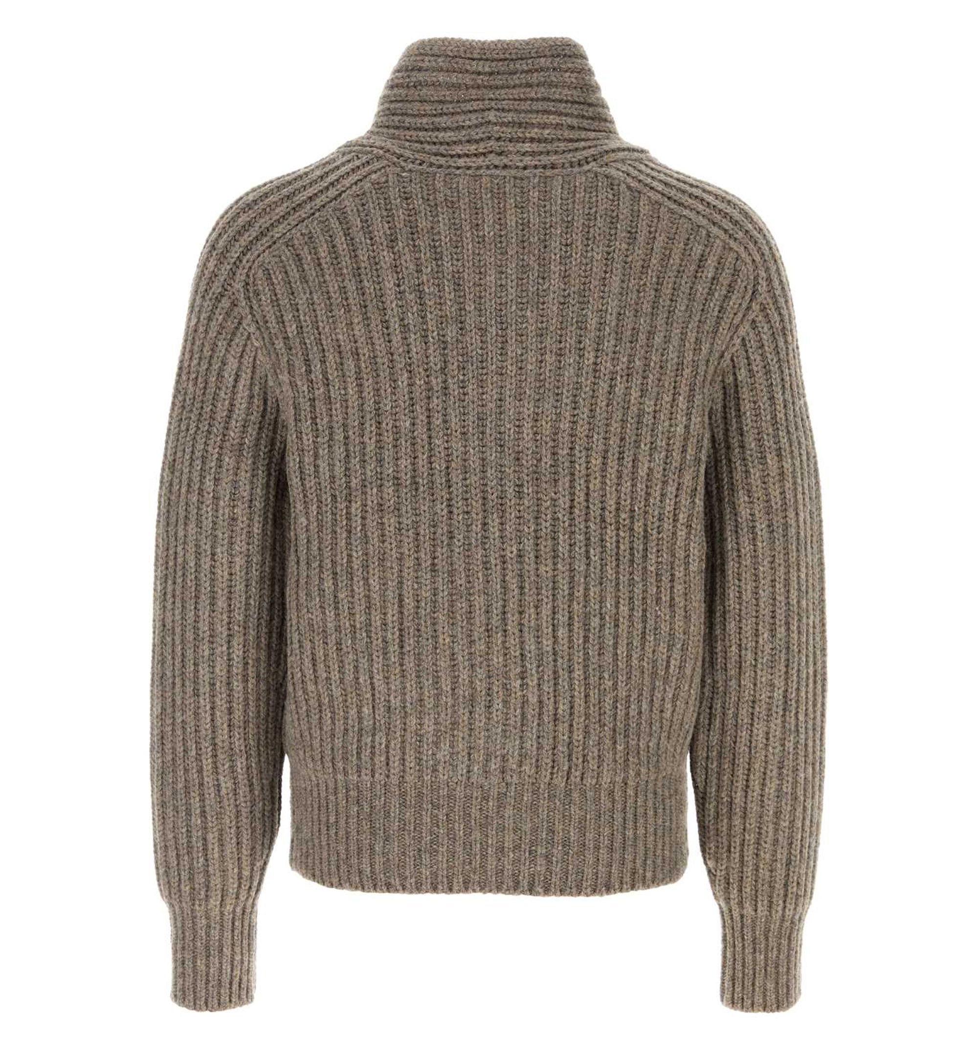 Shawl Collar Wool Sweater