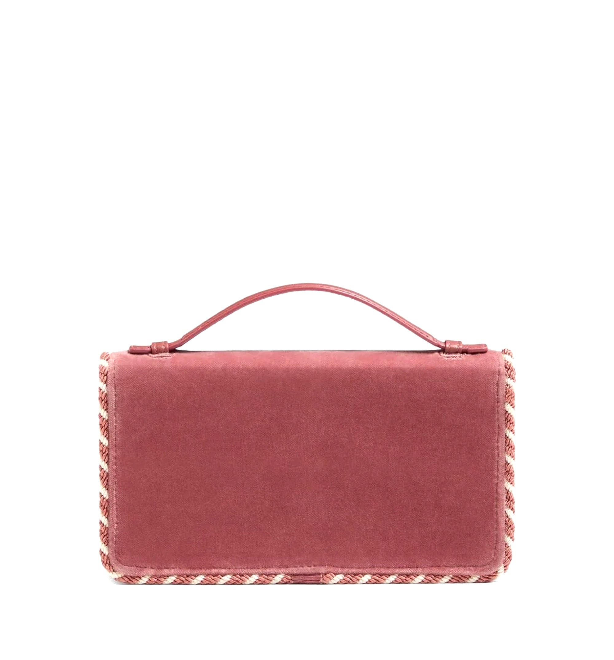 VLogo Signature Velvet Chain Wallet With Jewel Logo